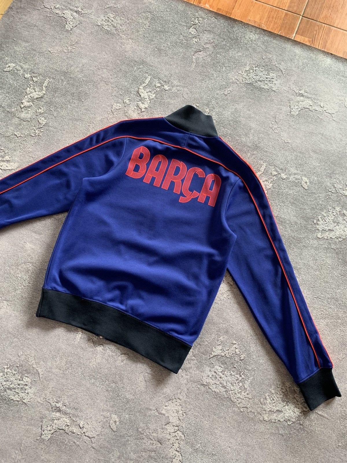 Nike VTG Nike FC Barcelona 2012/13 Soccer Track Jacket Mens Size US S / EU 44-46 / 1 - 10 Thumbnail