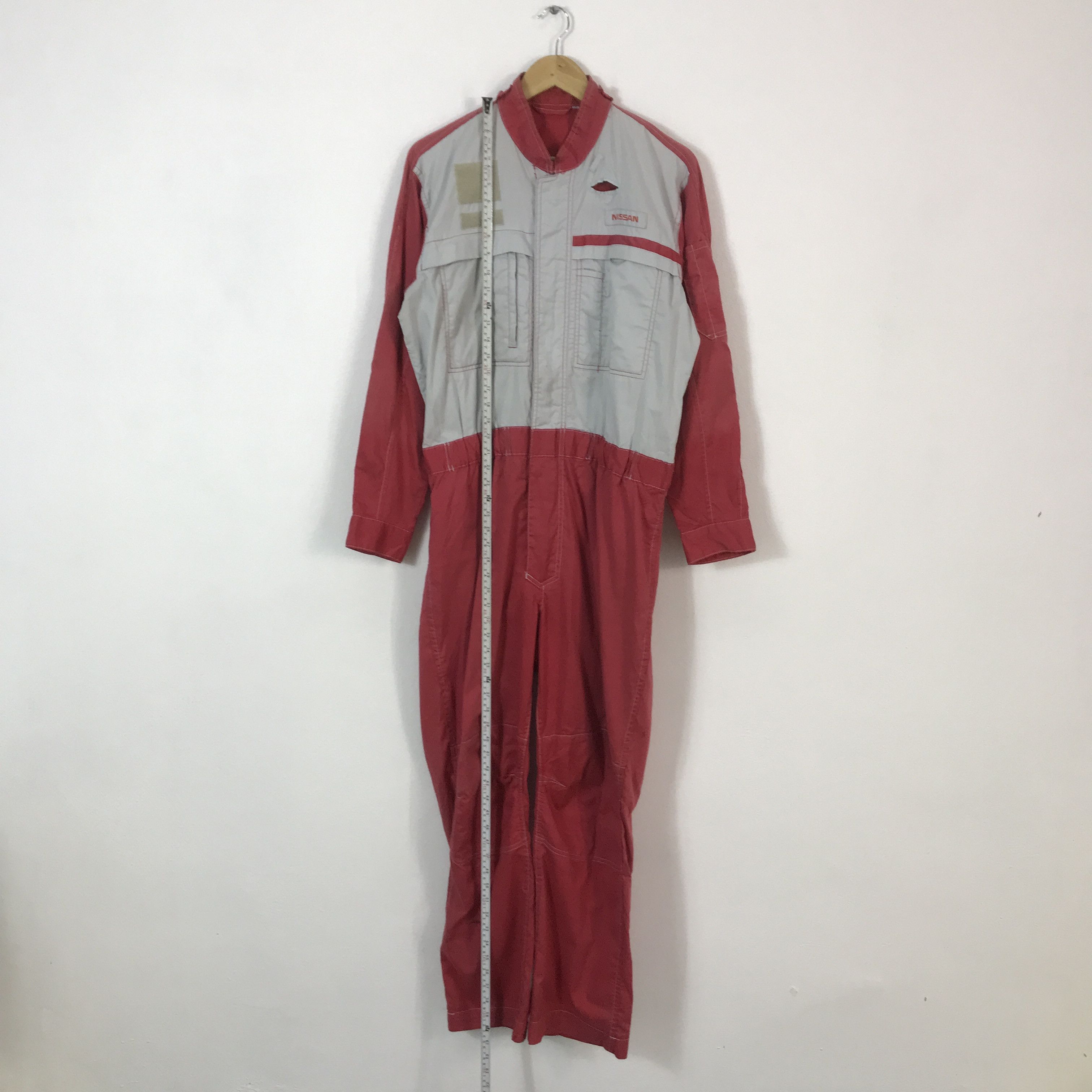 Japanese Brand Vintage Nissan Racing Coverall Japanese jacket Size US L / EU 52-54 / 3 - 3 Thumbnail