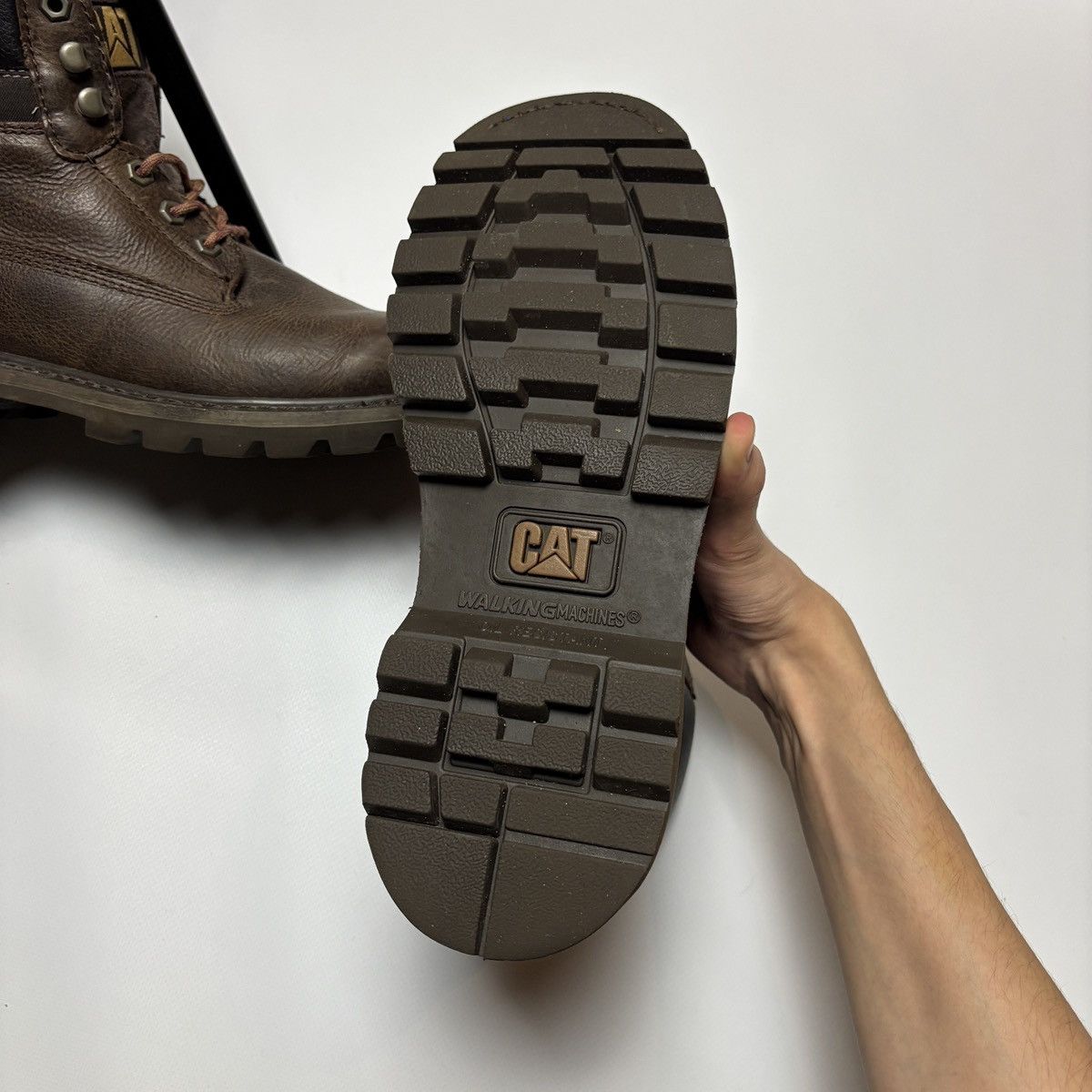 Caterpillar × Timberland CATERPILLAR VINTAGE REAL LEATHER BOOT Size US 10 / EU 43 - 6 Thumbnail
