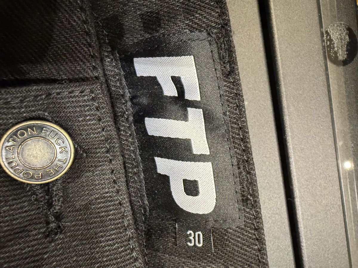 Fuck The Population FTP AOP Denim Jeans Size US 30 / EU 46 - 3 Thumbnail