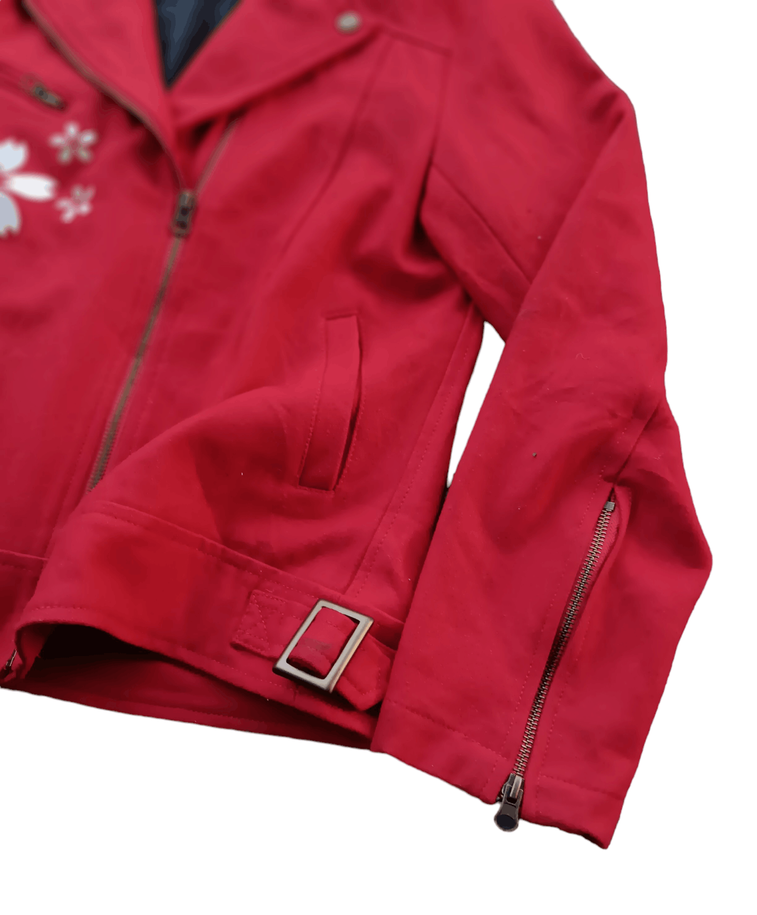 Japanese Brand Japanese embroidery sakura wool double collar unisex jacket Size US M / EU 48-50 / 2 - 5 Thumbnail