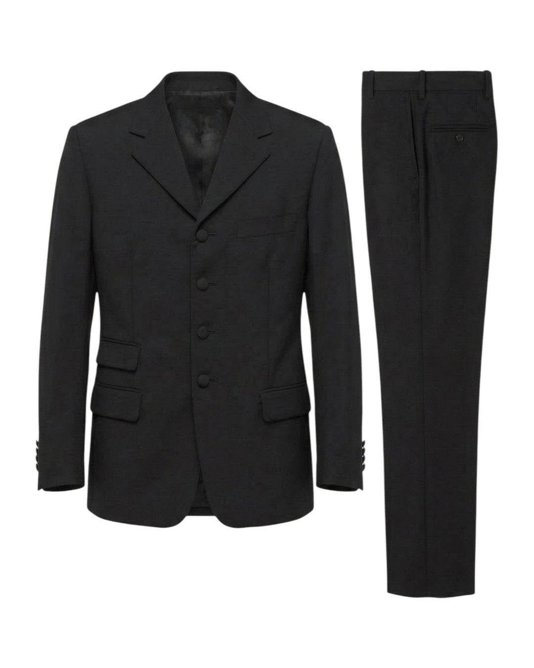 Prada F/W 2012 RUNWAY BLACK SUIT Size 50S - 2 Thumbnail