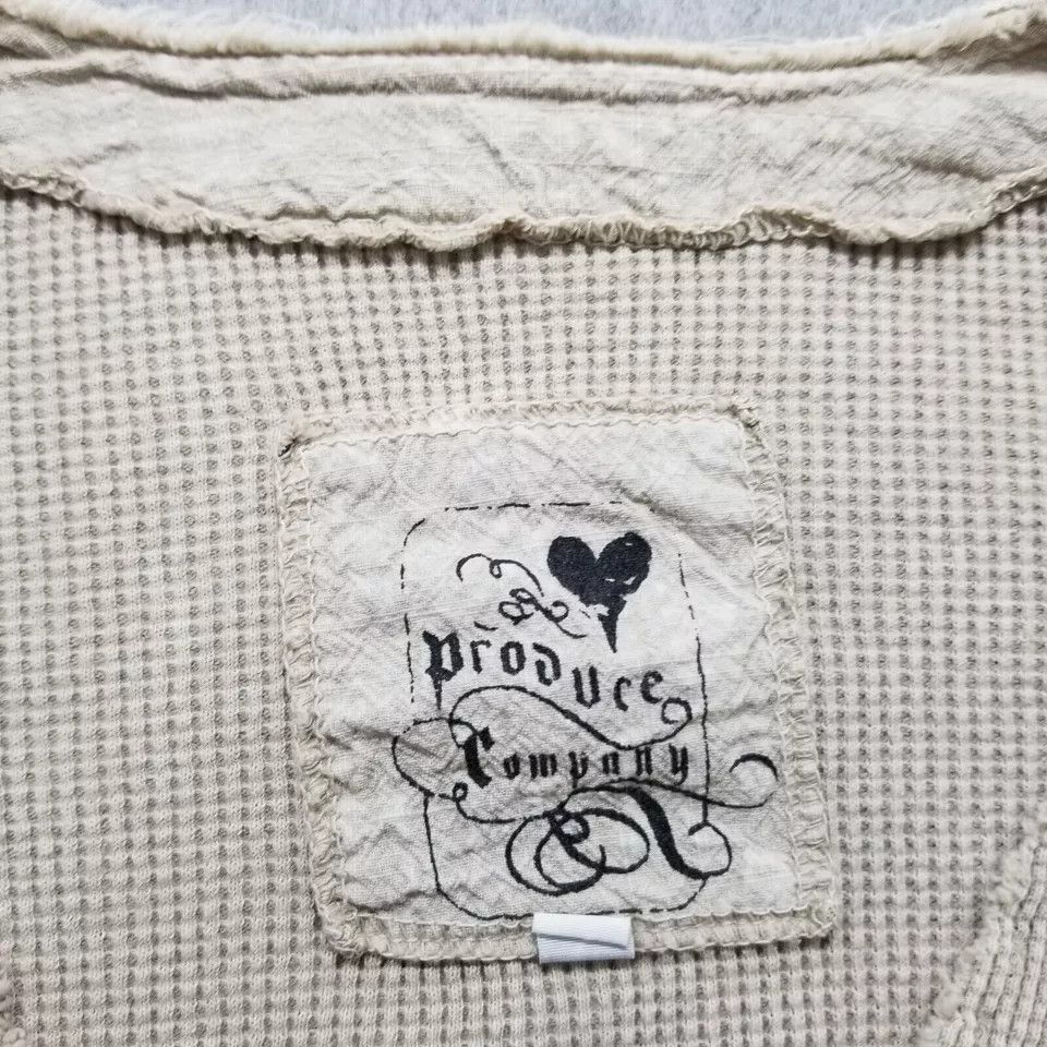 Other Produce Company Shirt Womens Small Brown Cardigan Style Size S / US 4 / IT 40 - 6 Thumbnail