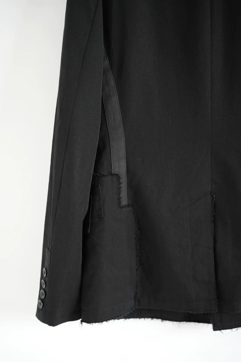 Yohji Yamamoto Yohji Yamamoto size 2 15aw tape-on-raw-edge triple blazer Size 36R - 8 Thumbnail