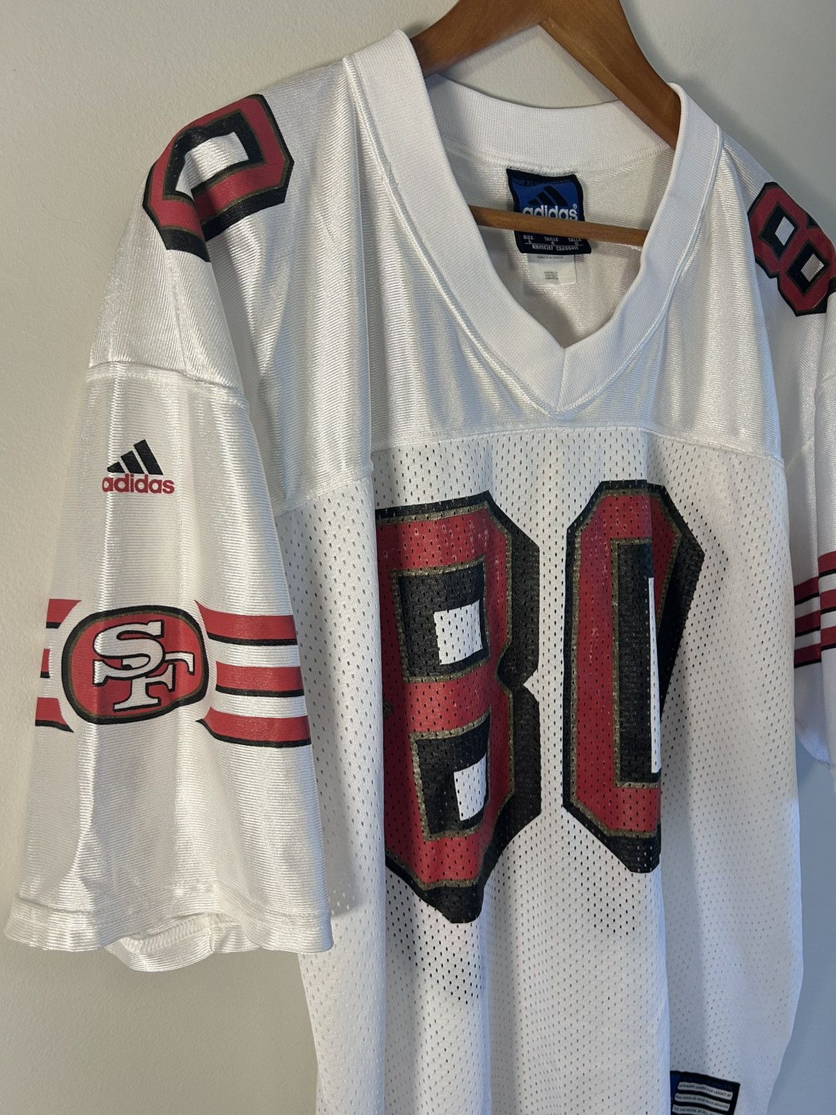 Adidas VTG Adidas Jerry Rice San Francisco 49'ers Football Jersey Size US L / EU 52-54 / 3 - 5 Thumbnail