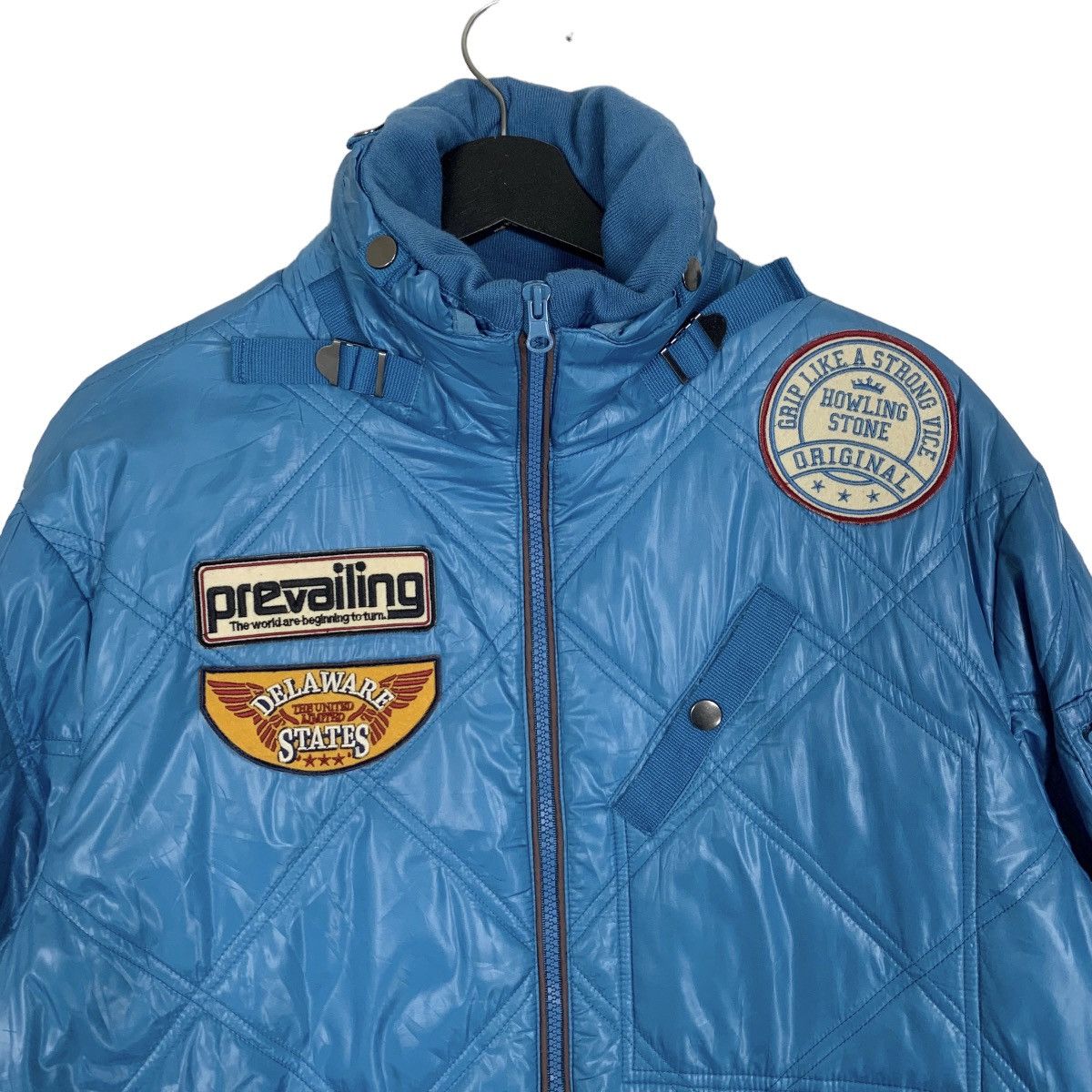 Vintage Vintage Clone Devgru Annivers Chiefs Camp Quilted Jacket Size US L / EU 52-54 / 3 - 3 Thumbnail