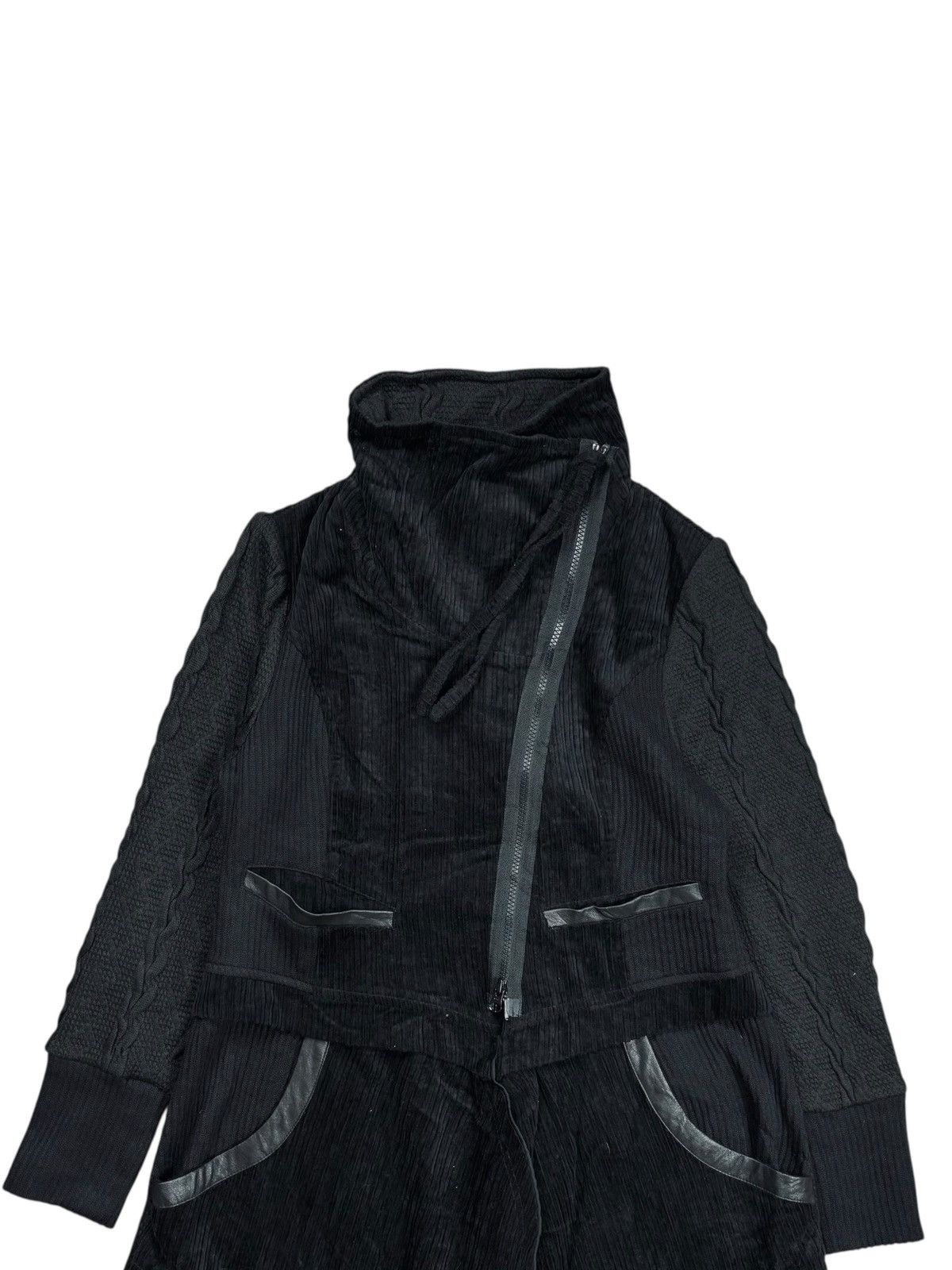 Ekam 2000s Eiko Kondo - Rick Owens Style Asymetrical Zips Jacket Size US M / EU 48-50 / 2 - 7 Thumbnail