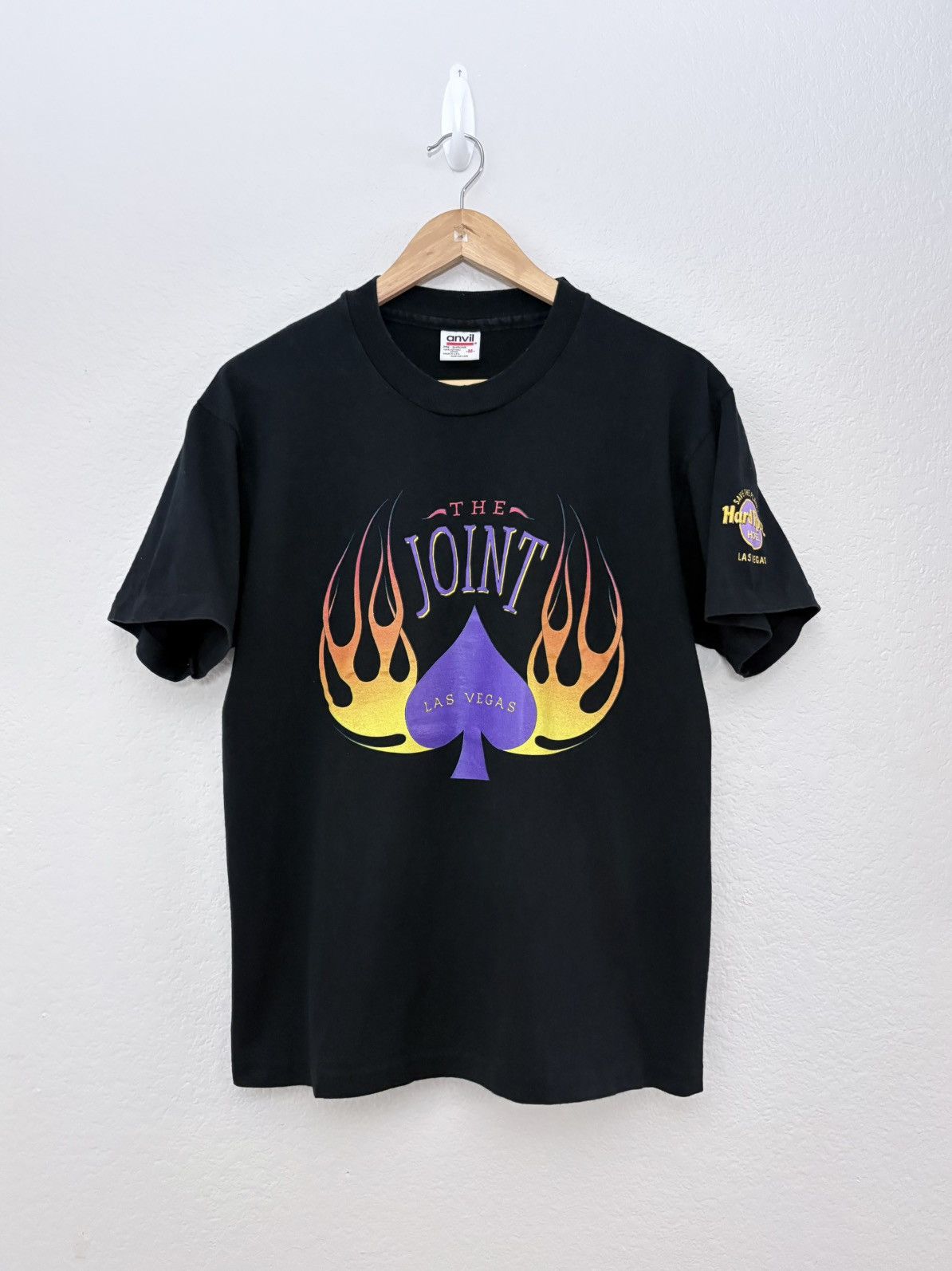 Vintage 90’s Hard Rock Cafe The Joint Rare Flame Graphic Tee Size US M / EU 48-50 / 2 - 1 Thumbnail