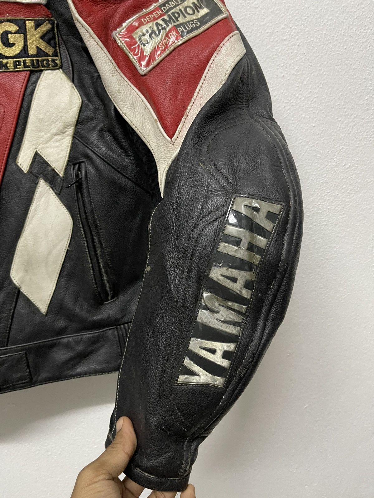 Yamaha 90s YAMAHA RACING LEATHER JACKET RARE DESIGN Size US XS / EU 42 / 0 - 14 Thumbnail