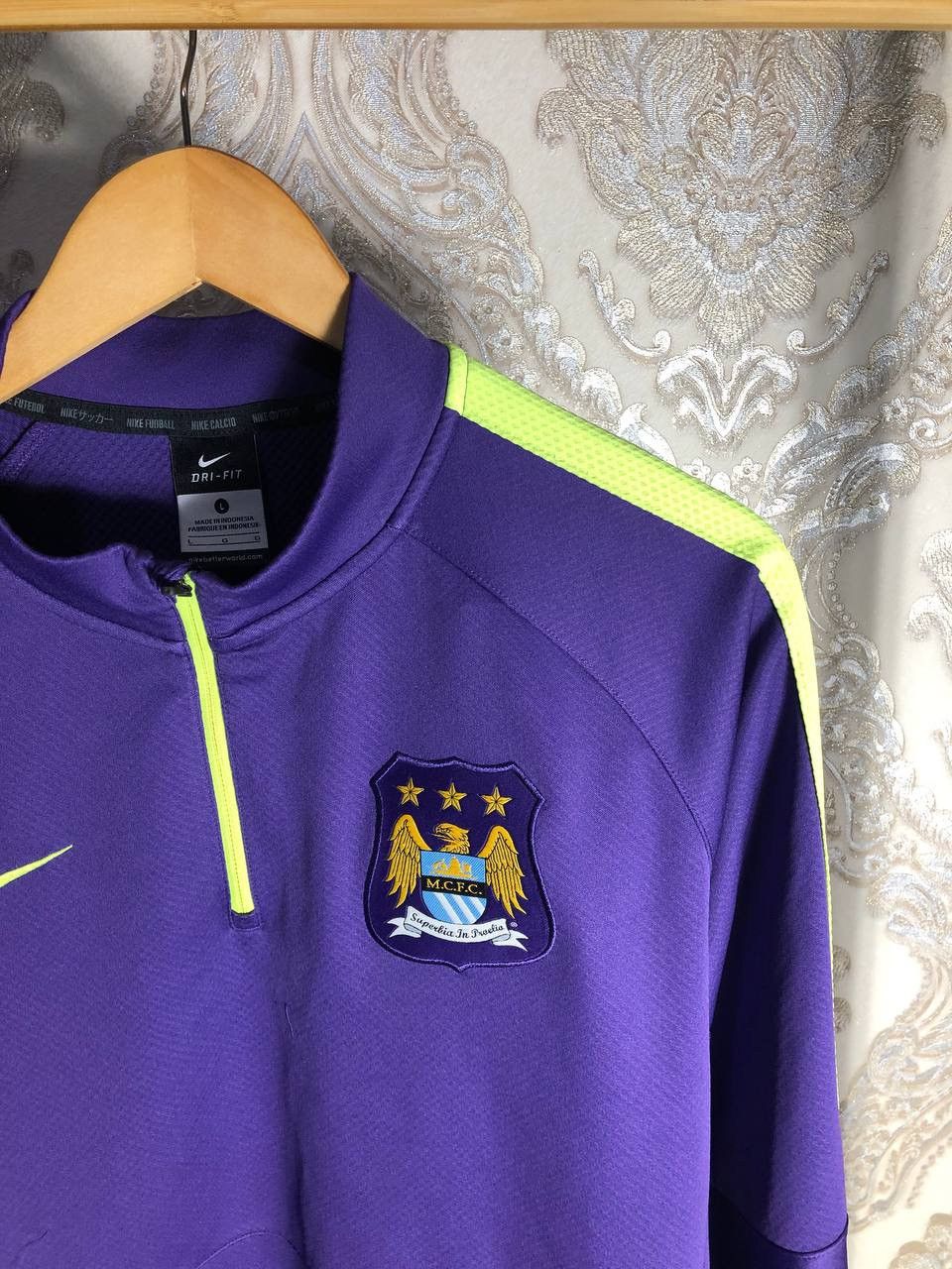 Nike VINTAGE NIKE FC MANCHESTER CITY ENGLAND SOCCER JERSEY Y2K Size US L / EU 52-54 / 3 - 2 Thumbnail