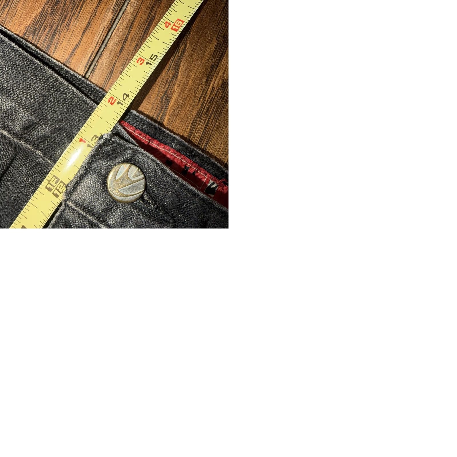 Quiksilver VINTAGE Quiksilver Quik Jeans Baggy Wide Leg Denim Mens 38x32 Black Skater Y2K 90s Hip Hop Retro Bohemian USA 5-Pocket Relaxed Mens Jeans Size US 38 / EU 54 - 10 Thumbnail