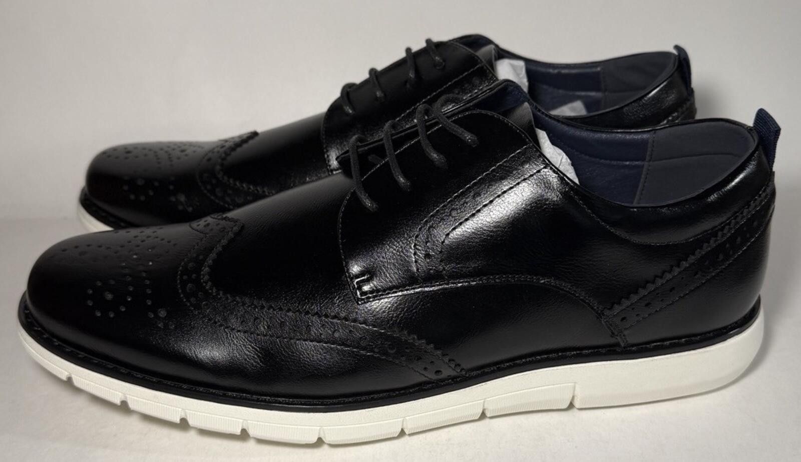 Other Dress Shoes Long Wing Oxford Brouges Formal Casual Black Size US 12 / EU 45 - 1 Thumbnail
