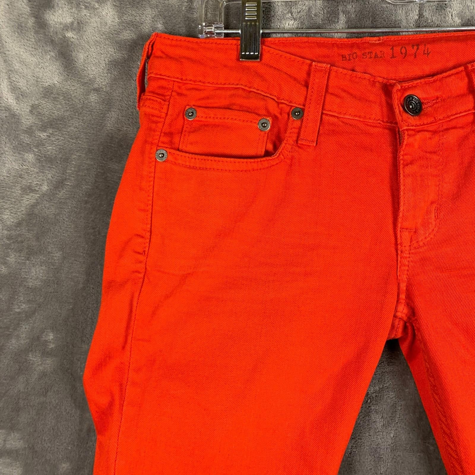 Big Star Big Star 1974 Womens Size 26 Red Denim Jeans (376) Size 26" / US 2 / IT 38 - 3 Thumbnail