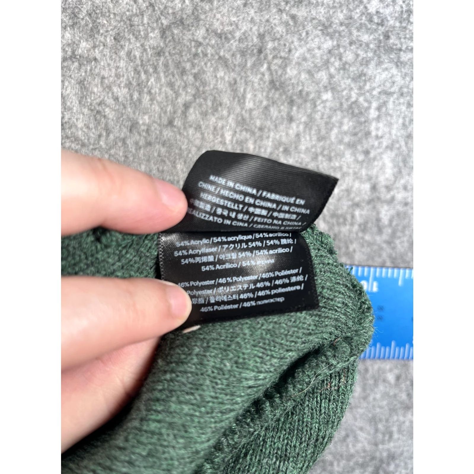 Vintage Herschel Hat Beanie Mens One Size Green Knit Patch Logo Stretch Winter Size ONE SIZE - 8 Thumbnail