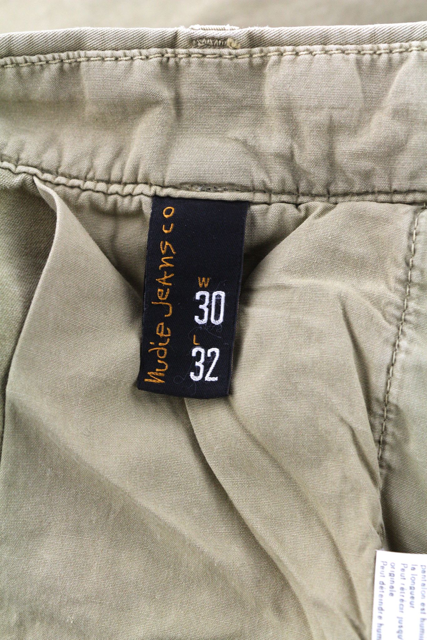 Nudie Jeans KHAKI REGULAR W30/L32 Mid Beige Chino Trousers 81933 Size US 30 / EU 46 - 8 Thumbnail
