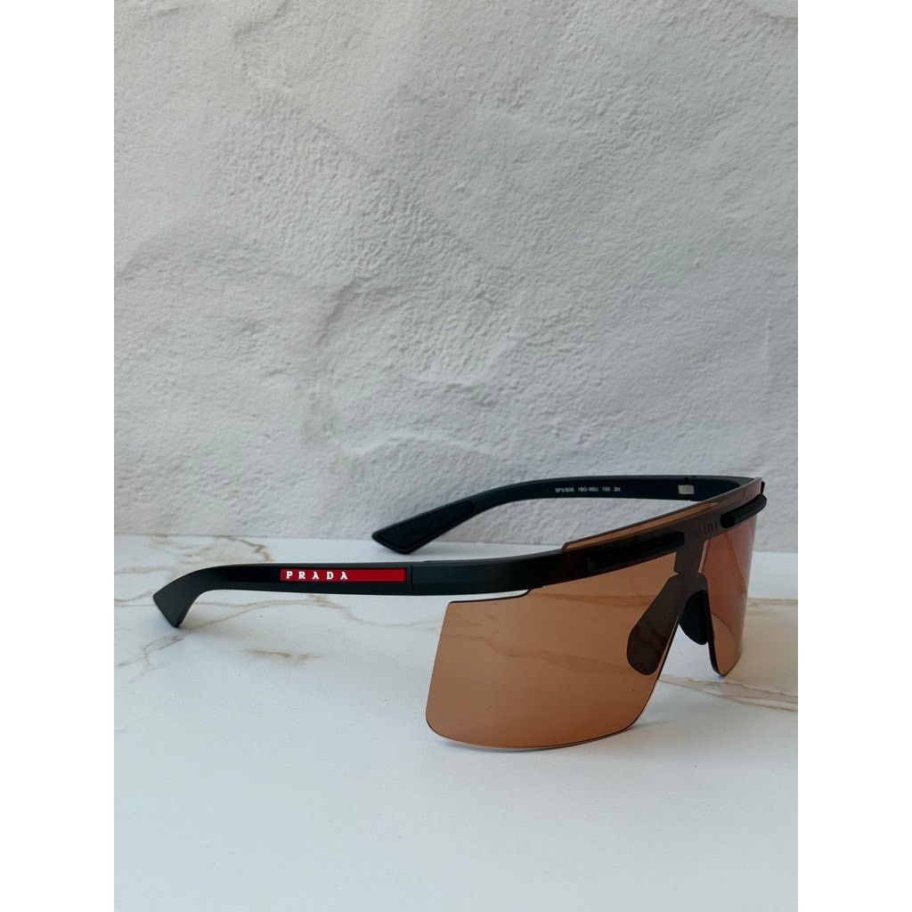 Prada NEW Prada Sport PS B06S Mirrored Sunglasses in Orange $548 Size ONE SIZE - 6 Thumbnail
