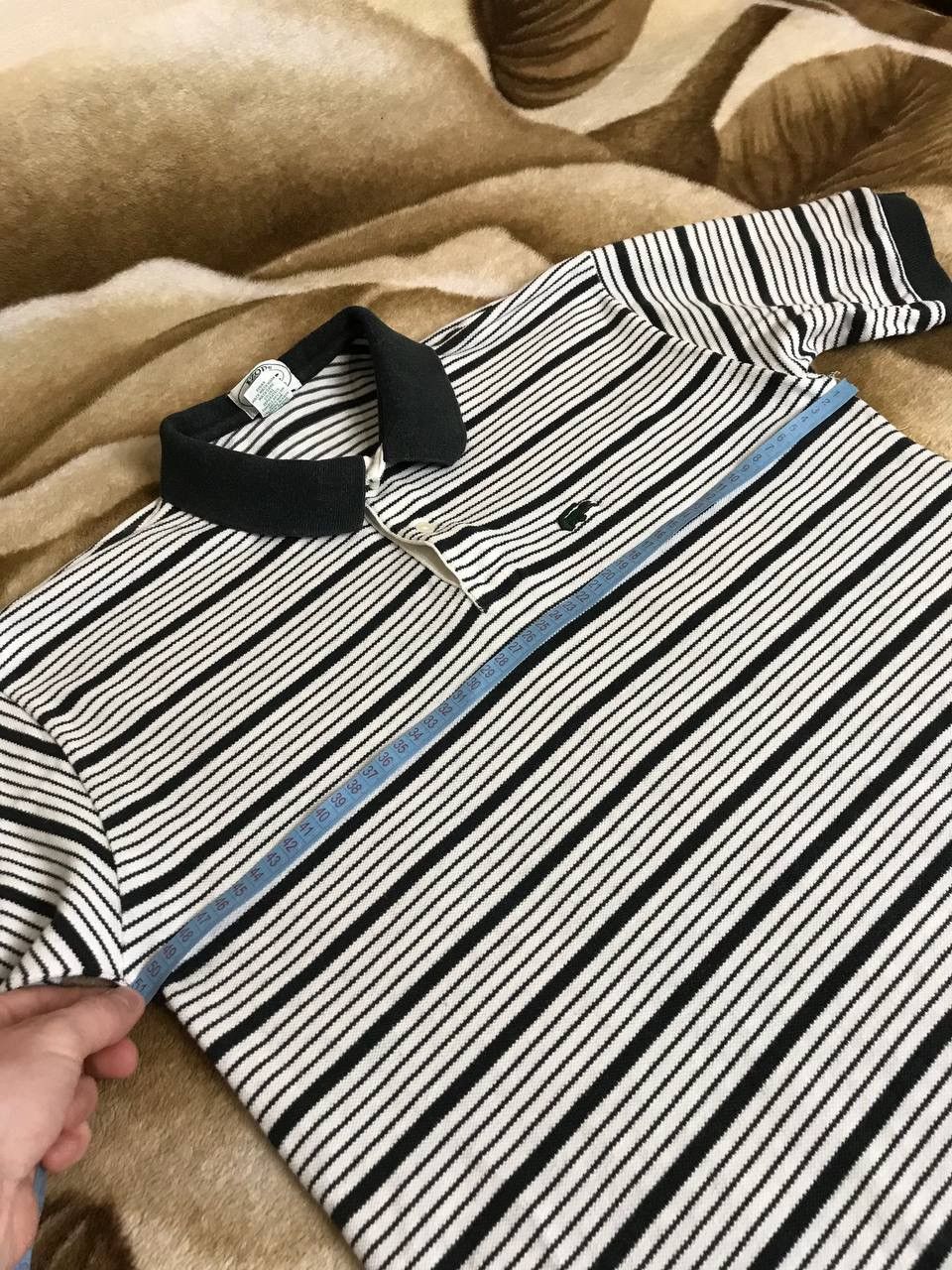 Lacoste 🔥 90s RARE Lacoste x Izod Vintage Striped Polo T Shirt USA Size US L / EU 52-54 / 3 - 11 Thumbnail