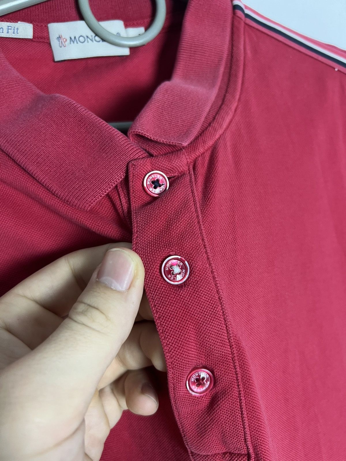 Moncler Moncler Polo T-Shirt Size US L / EU 52-54 / 3 - 4 Thumbnail