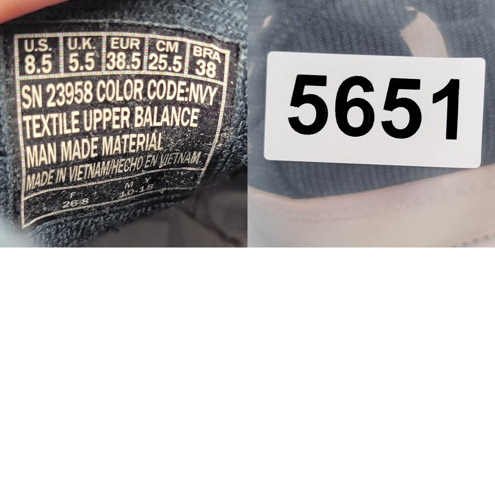 SKECHERS Skechers GO WALK 3 Sneaker Womens US Size 10 Navy Blue Air Cooled Memory Foam Breathable Lightweight Cushioned Rubber Outsole Size US 9 / IT 39 - 9 Thumbnail