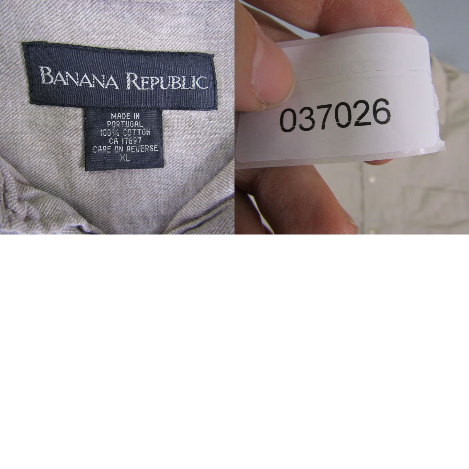 Banana Republic VINTAGE Banana Republic Shirt Mens XL Tan Button Up Flannel Twill Beige Cotton Long Sleeve Collared Pocketed Regular Button-Up Mens Size US XL / EU 56 / 4 - 8 Thumbnail