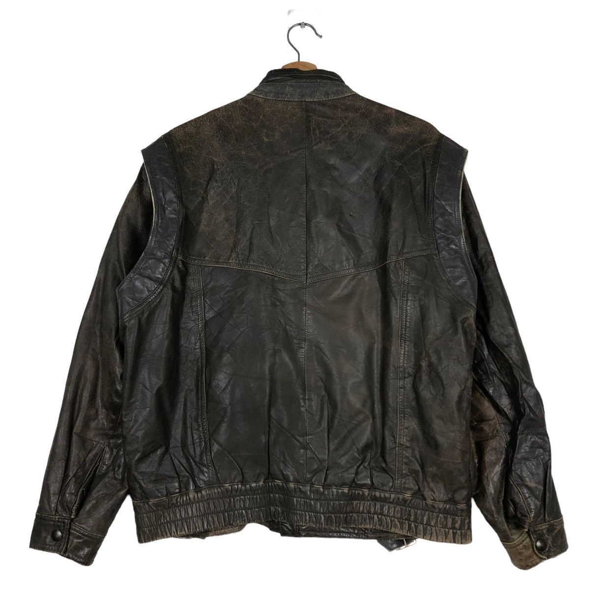 Japanese Brand 🔥VTG BONDAGE PARACHUTE BIKER JACKET GRANVALTA ISSEY MIYAKE Size US M / EU 48-50 / 2 - 8 Thumbnail