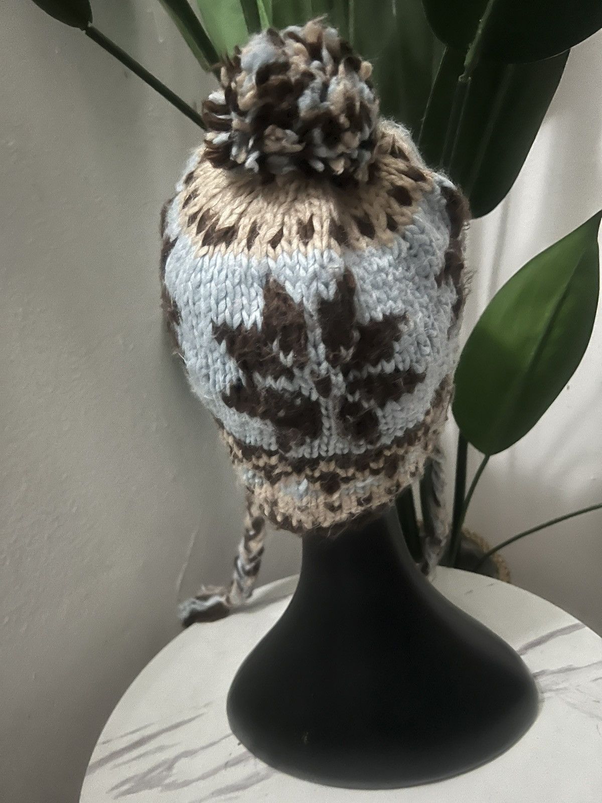 Japanese Brand × Vintage NAVAJO EAR FLAT BEANIE HAT Size ONE SIZE - 6 Thumbnail
