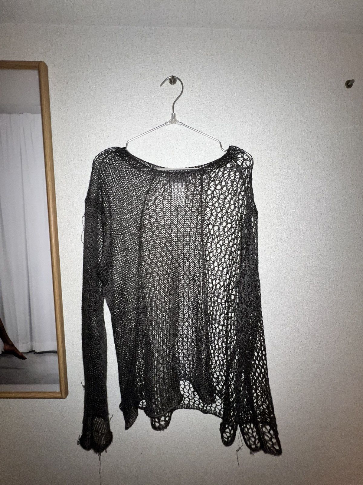 Yohji Yamamoto Yohji Yamamoto Fishnet Longsleeve SS2010 Size US L / EU 52-54 / 3 - 2 Thumbnail