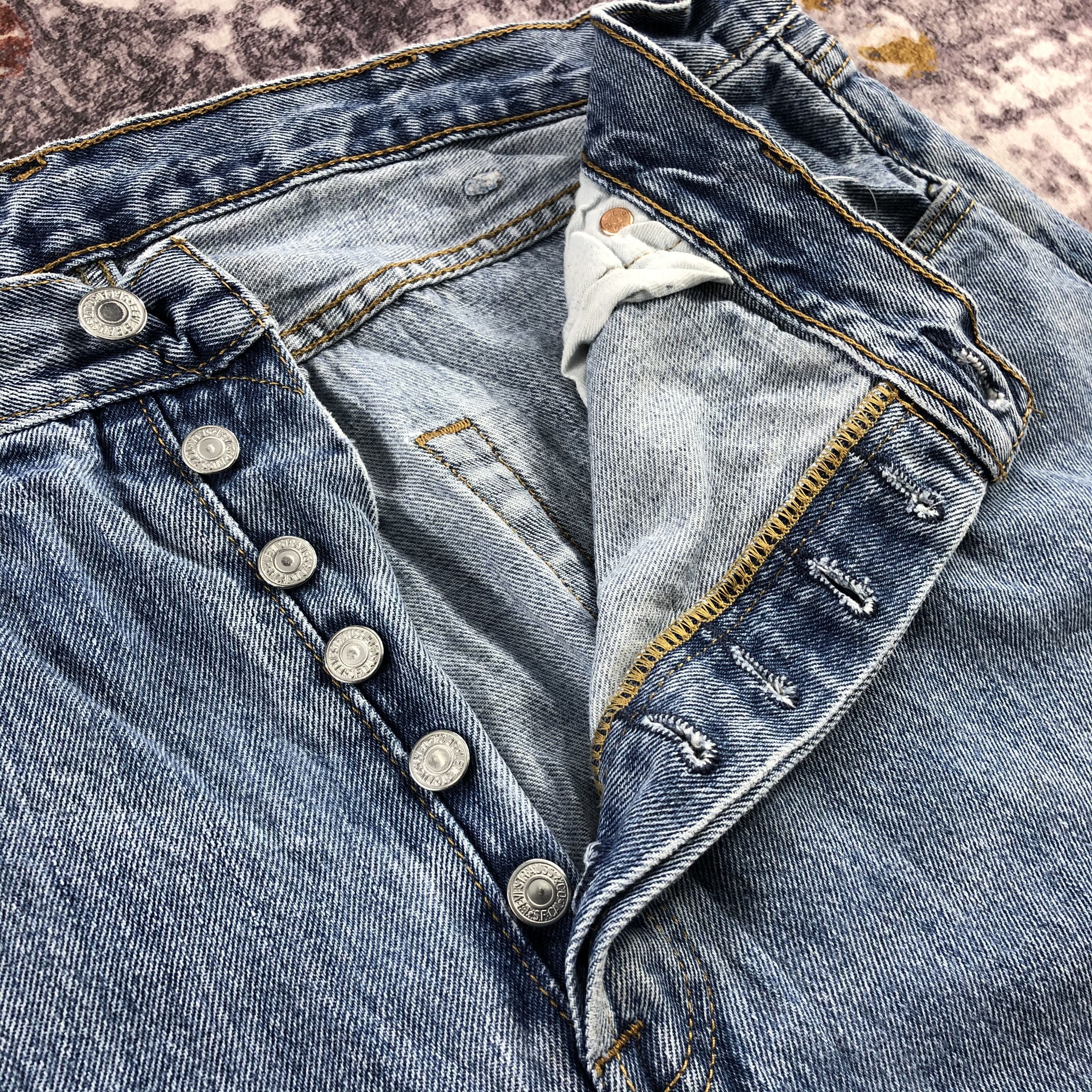 Levi's Vintage Blue Wash Levis 501 Jeans-JM3148 Size US 39 - 9 Thumbnail