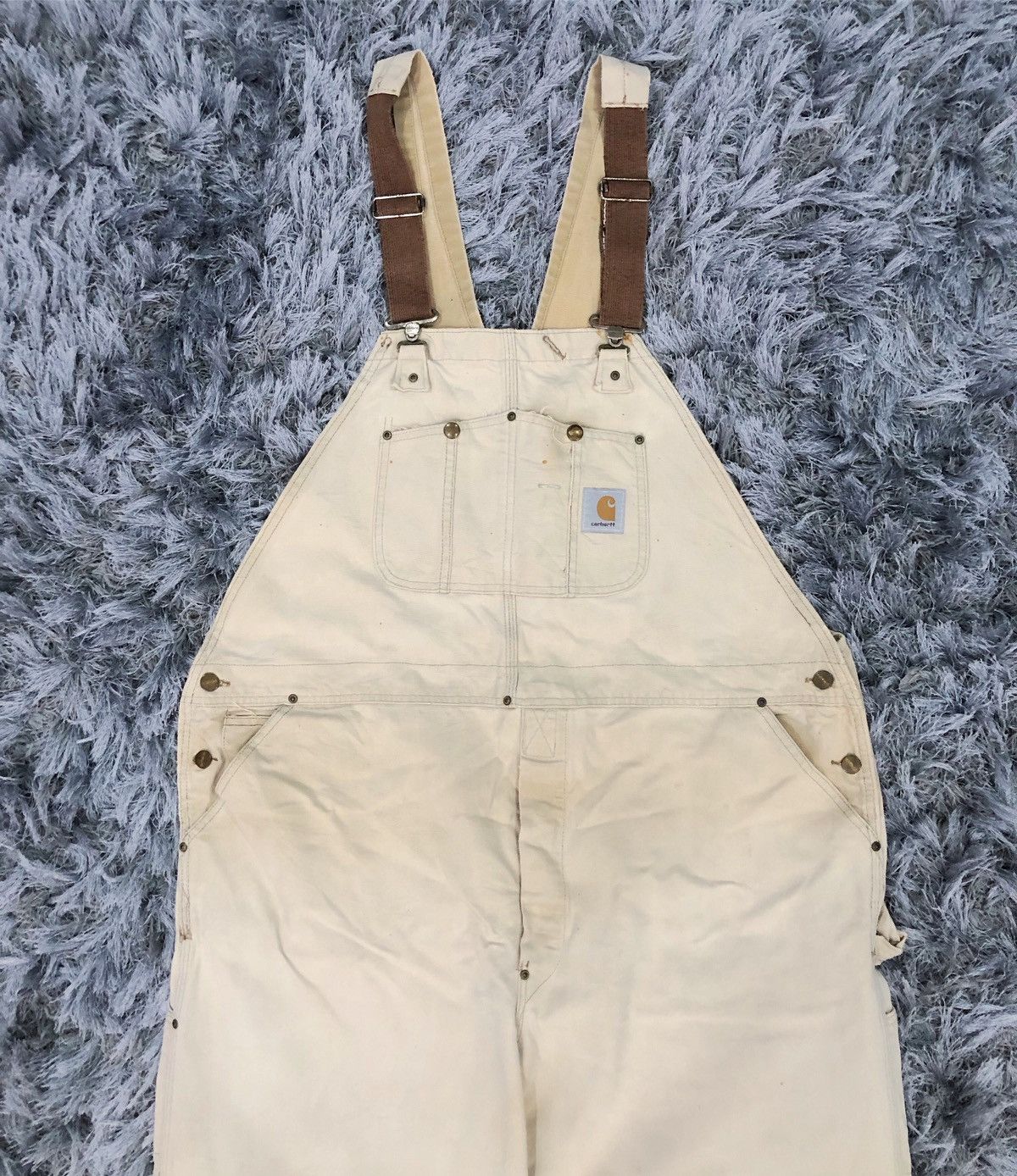 Carhartt Rare Vintage Carhartt Workwear Double Knee Overalls Size US 43 - 2 Thumbnail