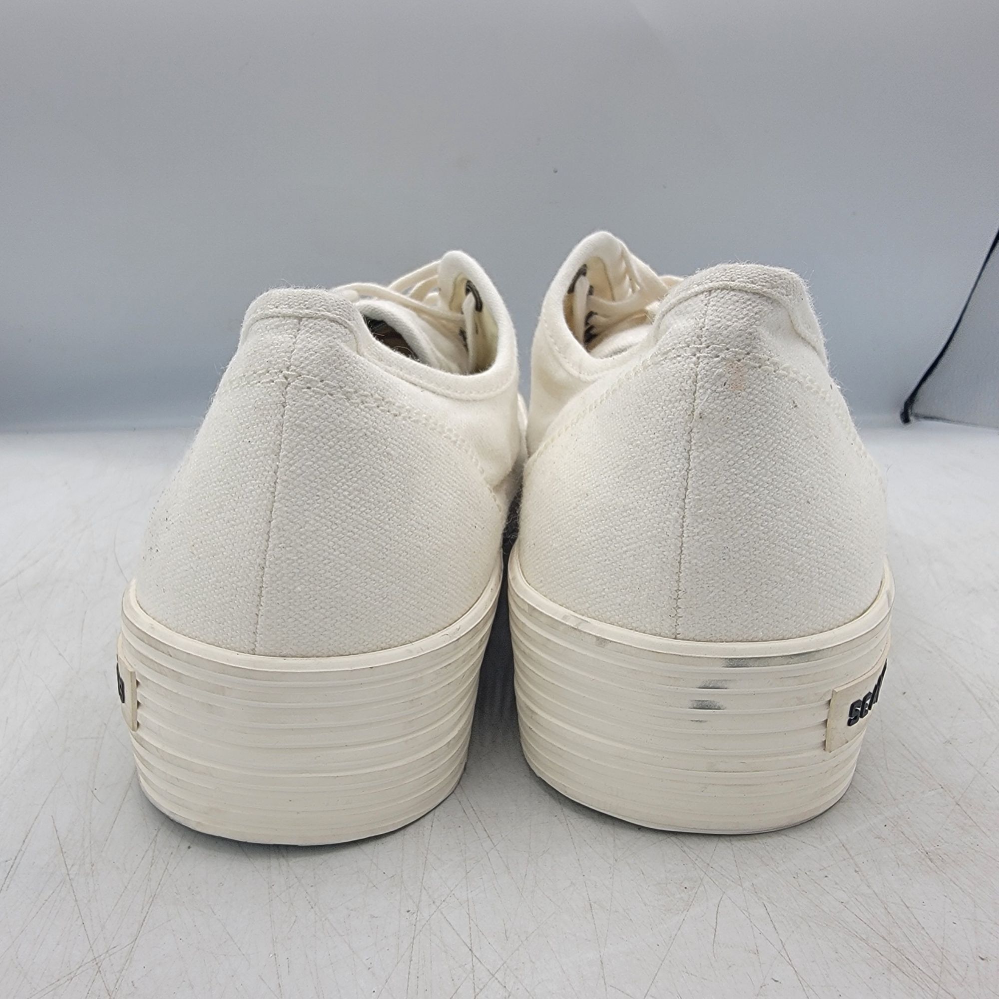 SeaVees Seavees Monterey Sneaker Platform Womens 9 White Bleach Cott Size US 9 / IT 39 - 5 Thumbnail