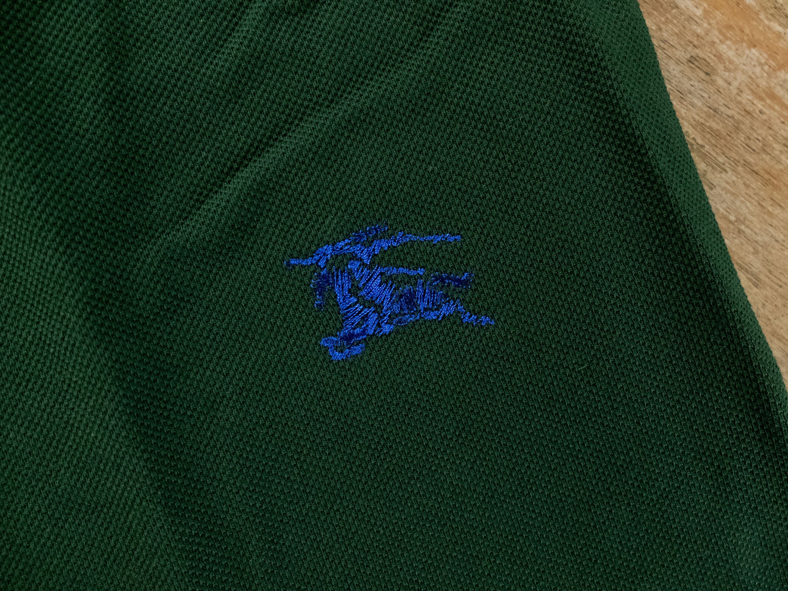 Burberry BURBERRY ivy green knight logo embroidered polo shirt Medium Size US M / EU 48-50 / 2 - 7 Thumbnail