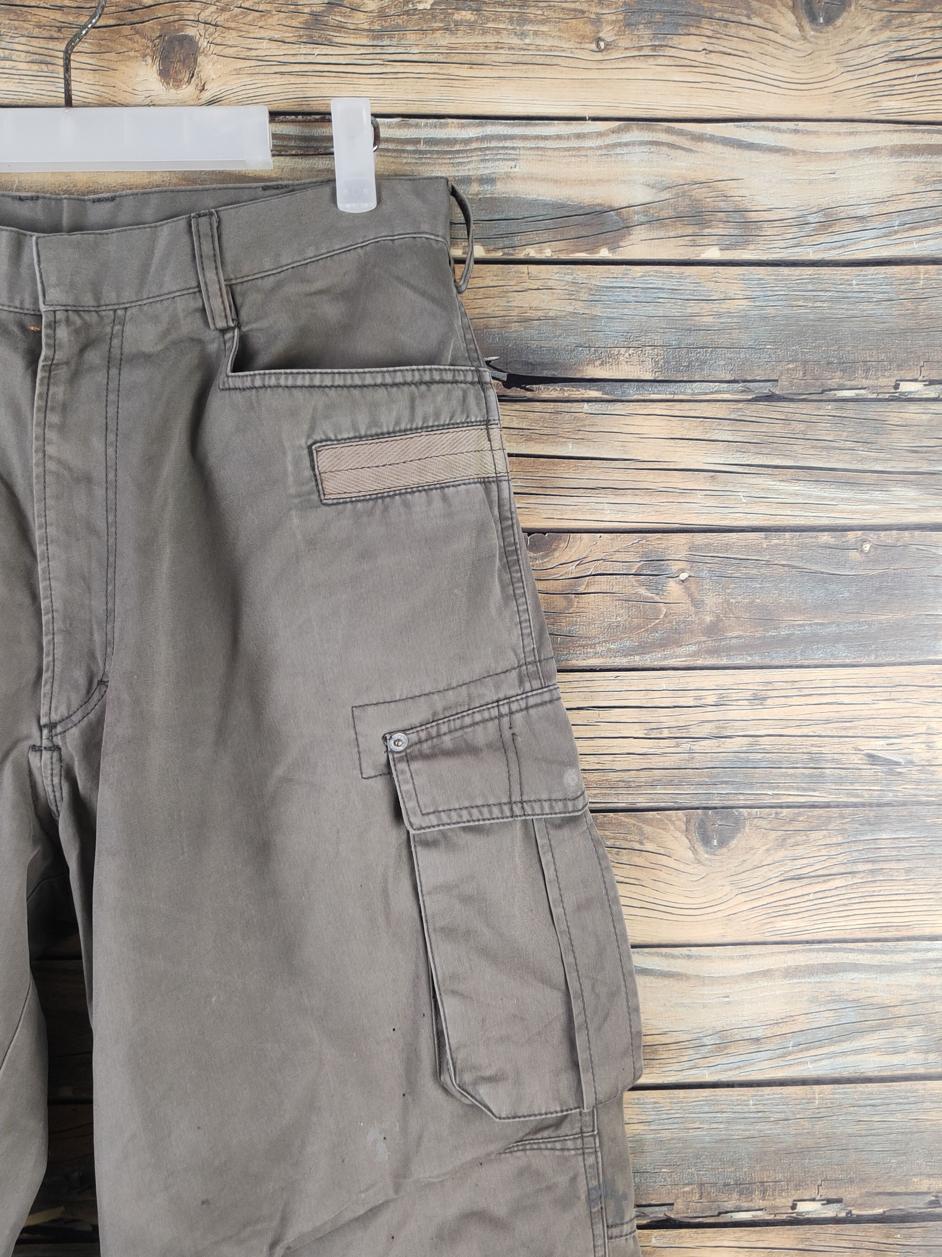 Japanese Brand Absolute Gear Olive Multipocket Tactical Cargo Pants #W2262 Size US 32 / EU 48 - 5 Thumbnail