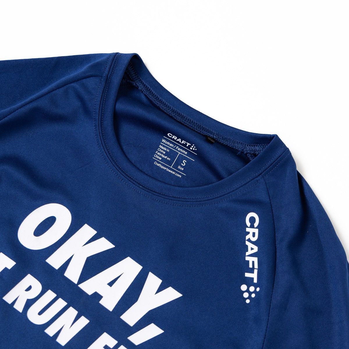 Other Craft Womens Running T-Shirt Blue Athletic Jersey Print Tee Size S / US 4 / IT 40 - 5 Thumbnail