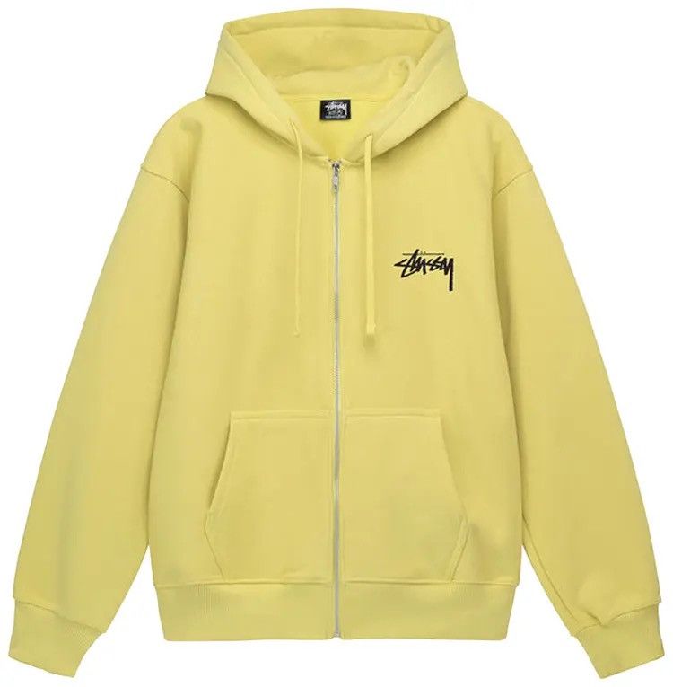 Stussy STUSSY BURNING STOCK HOODIE YELLOW - XL Size US XL / EU 56 / 4 - 11 Thumbnail