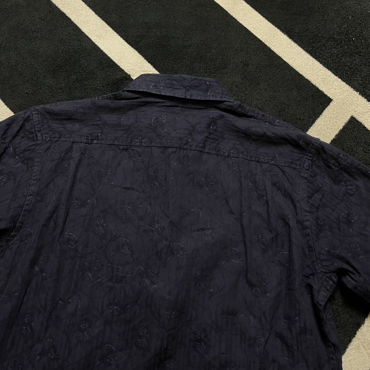 Yohji Yamamoto Vintage 90s🔥A.A.R Yohji Yamamoto textured button up shirt Size US M / EU 48-50 / 2 - 9 Thumbnail