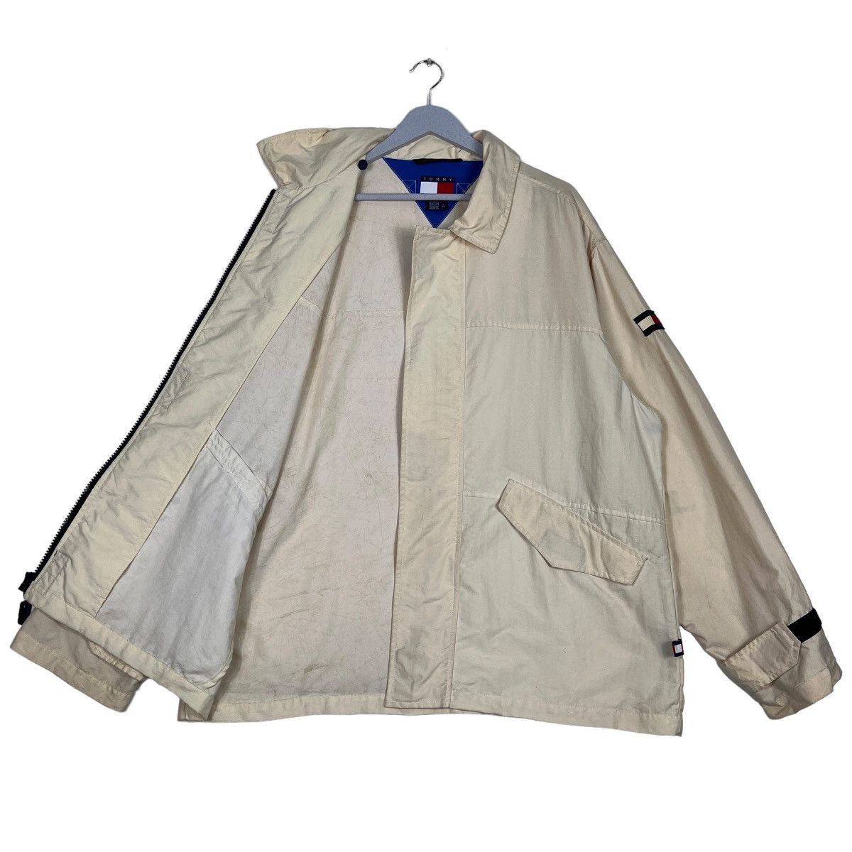 Tommy Hilfiger × Vintage 🔥 VINTAGE TOMMY HILFIGER WINDBREAKER JACKET Size US L / EU 52-54 / 3 - 9 Thumbnail