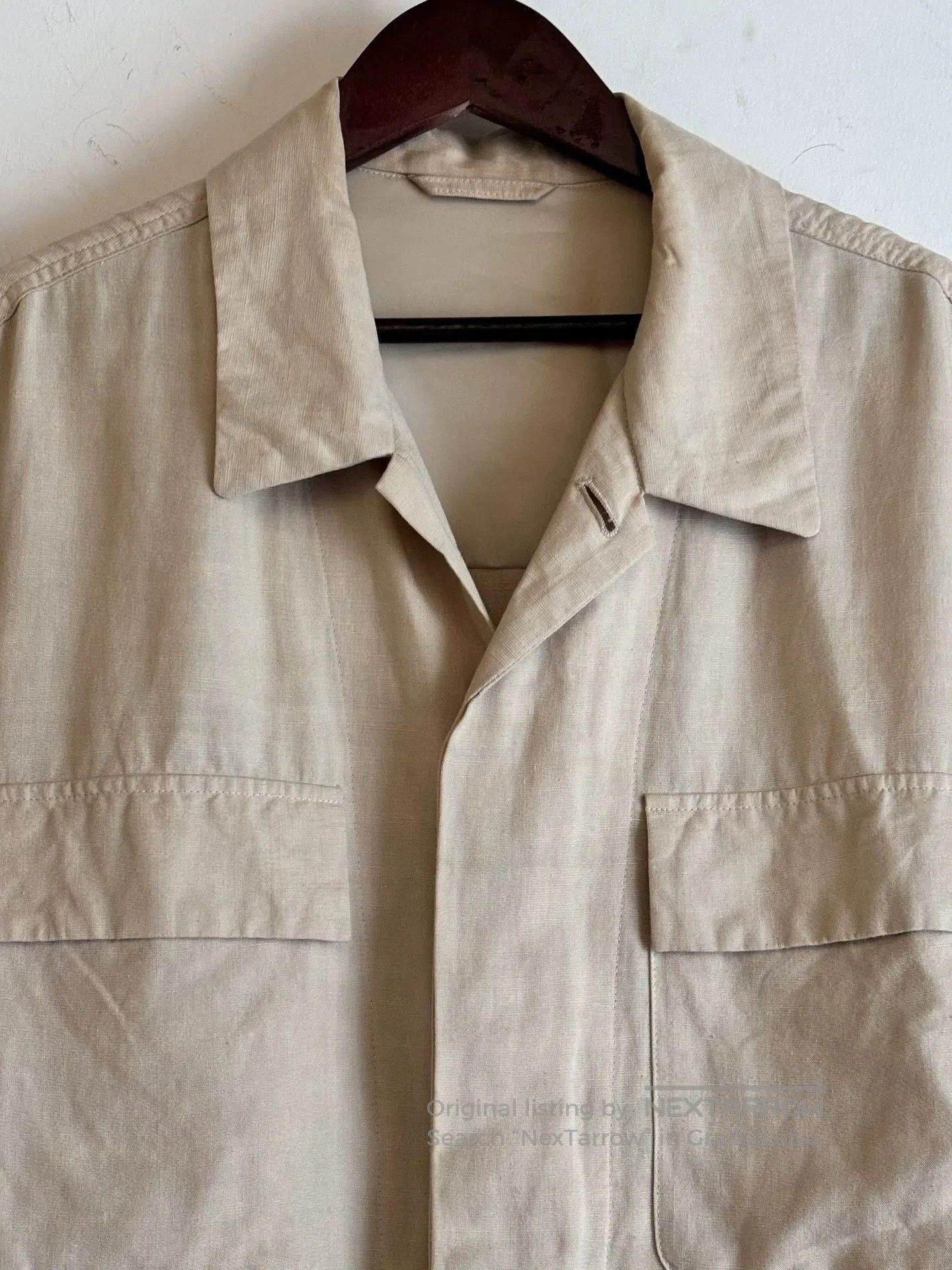 Yohji Yamamoto Beige Long Sleeve Button. Size US M / EU 48-50 / 2 - 3 Thumbnail