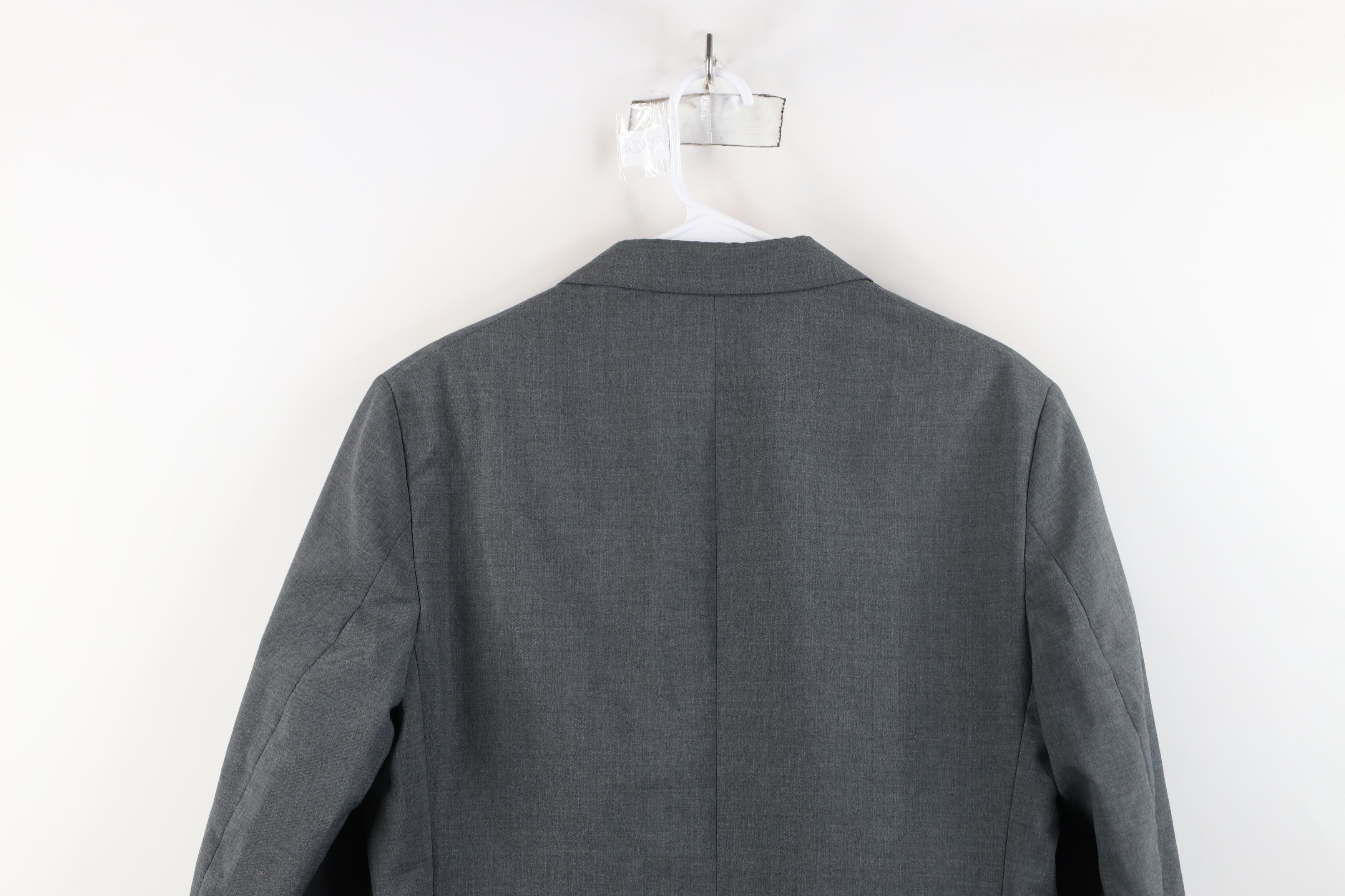 Vintage Vintage 70s Streetwear Blazer Suit Jacket Sharkskin Gray USA Size US XL / EU 56 / 4 - 14 Thumbnail