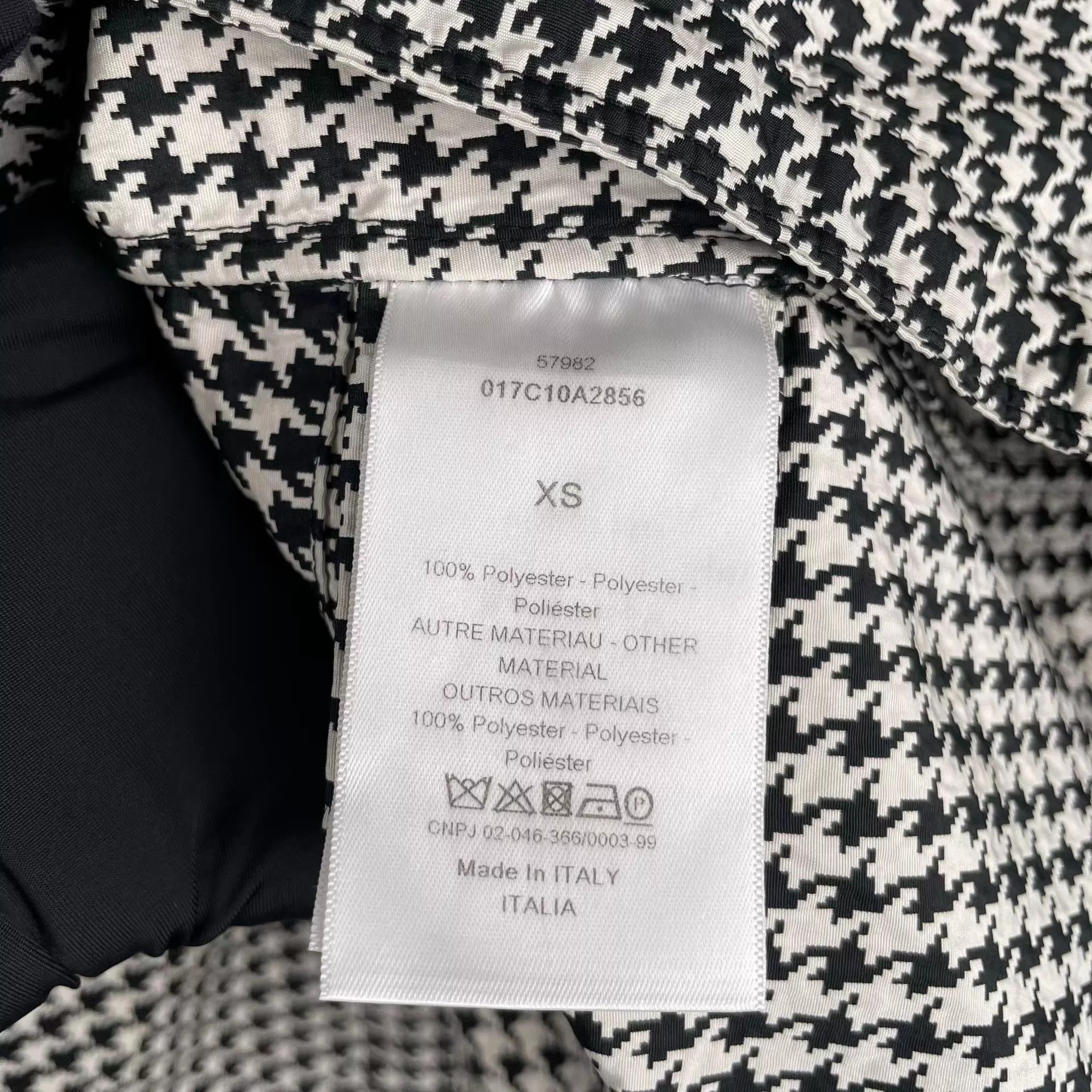 Dior Dior XS Black & White Color Blocked Shell Jacket Size XS / US 0-2 / IT 36-38 - 6 Thumbnail
