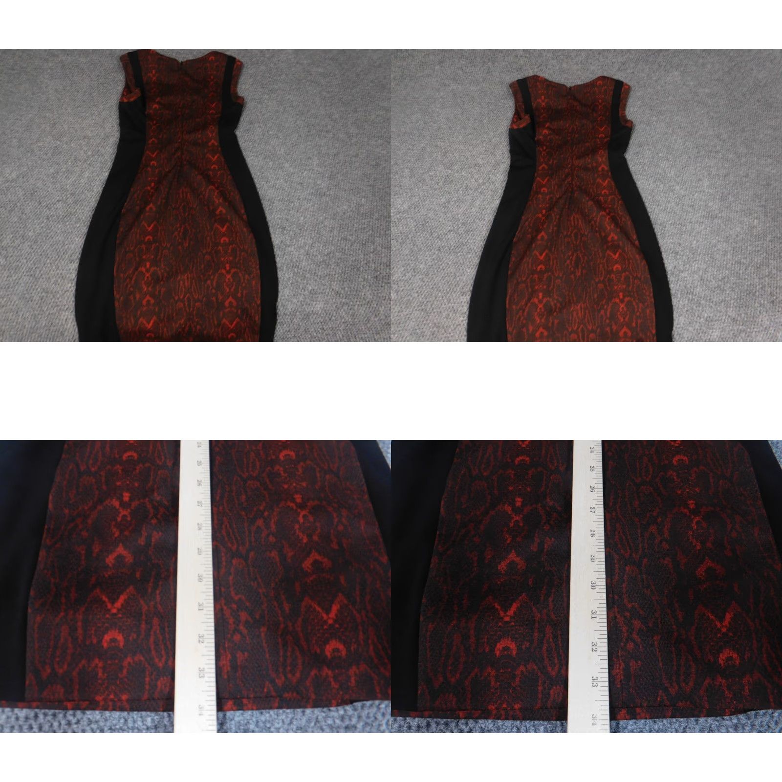 Mango Mango dress XS Red Womens A-line Zip animal print Designer Long Sleeveless Size XS / US 0-2 / IT 36-38 - 8 Thumbnail
