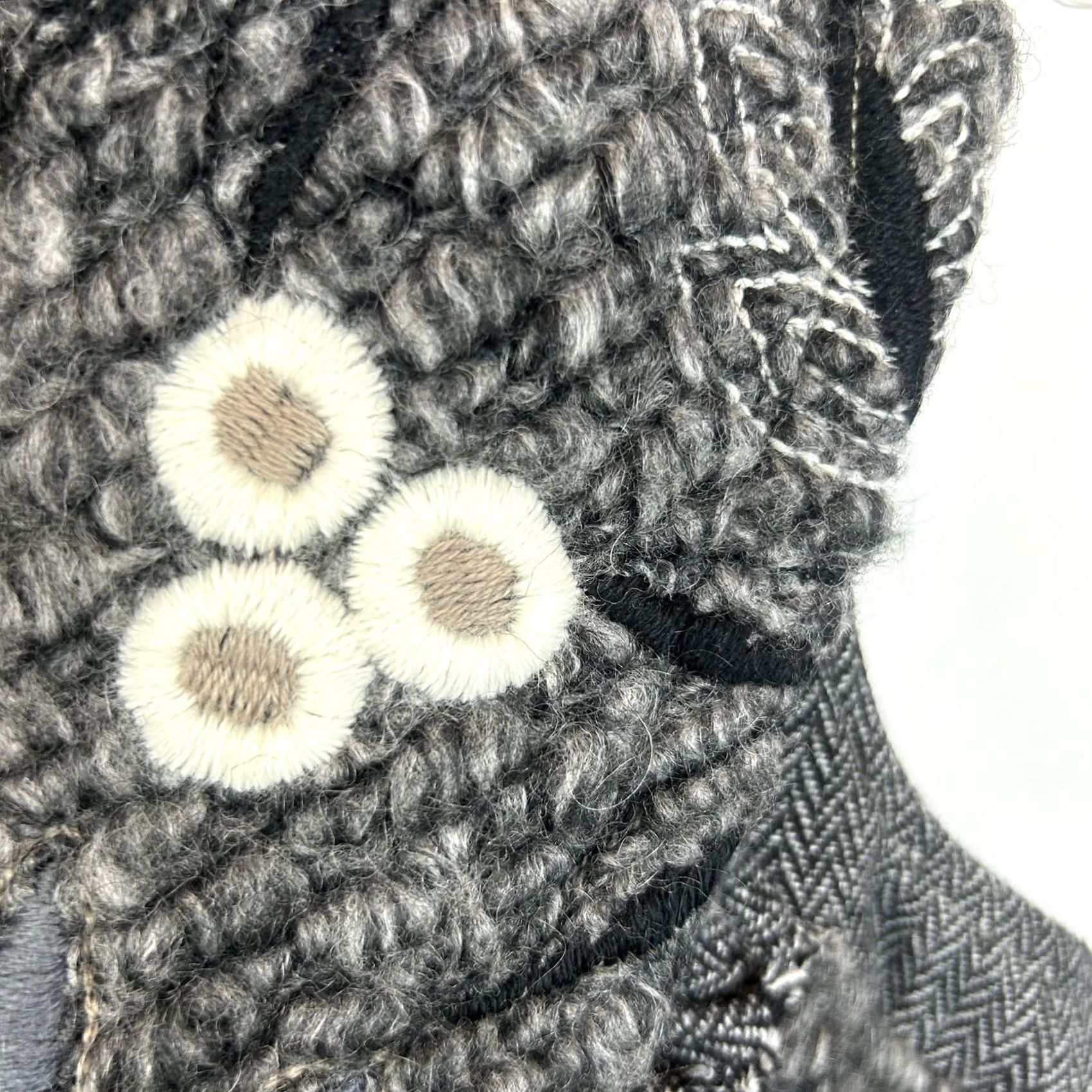 Vintage Marilu Sweater Vest Womans S Button Up Wool Blend Gray Made in Italy Art to Wear Size S / US 4 / IT 40 - 6 Thumbnail