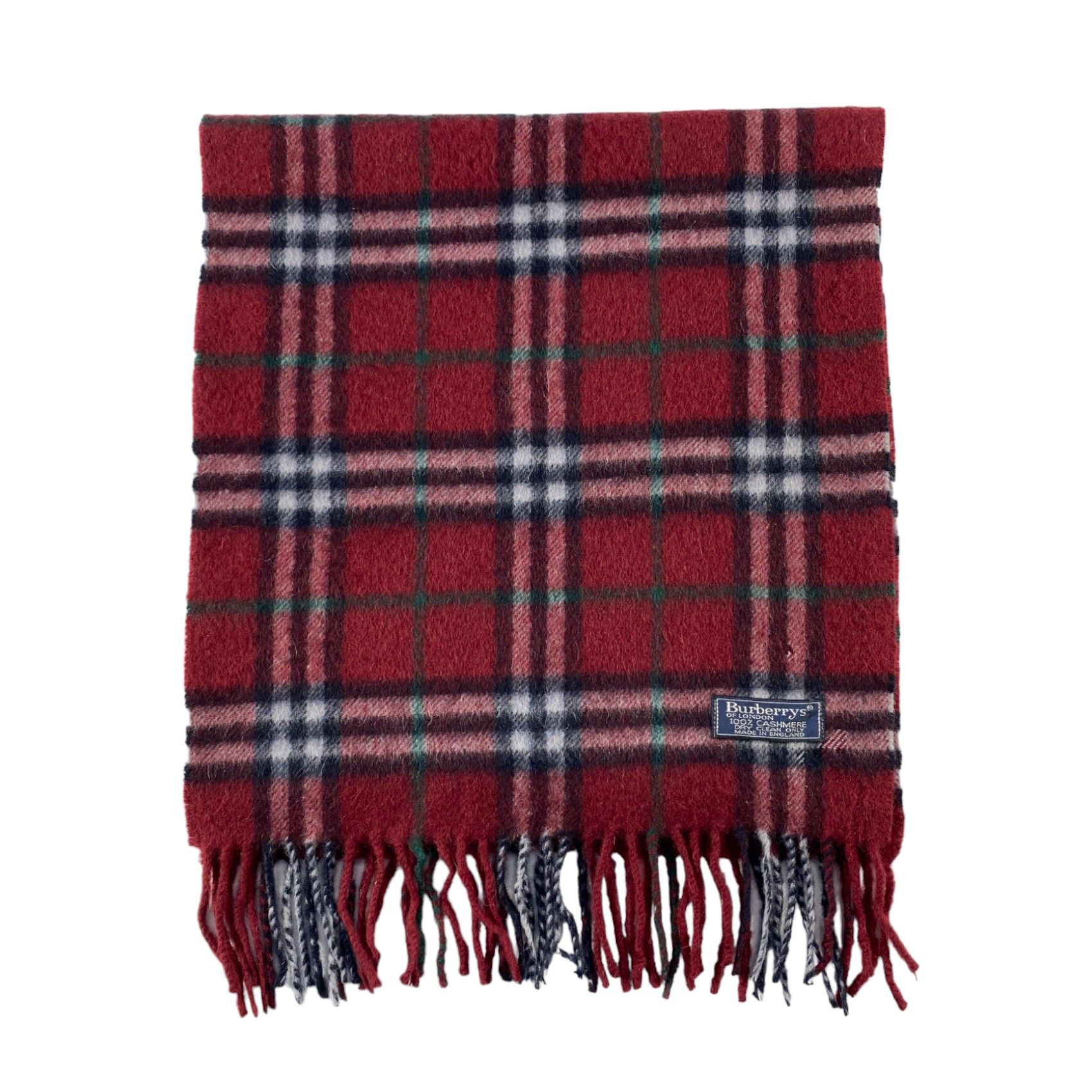 Burberry × Vintage Burberry Scarf / Muffler / Neckwear - WW1574 Size ONE SIZE - 5 Thumbnail