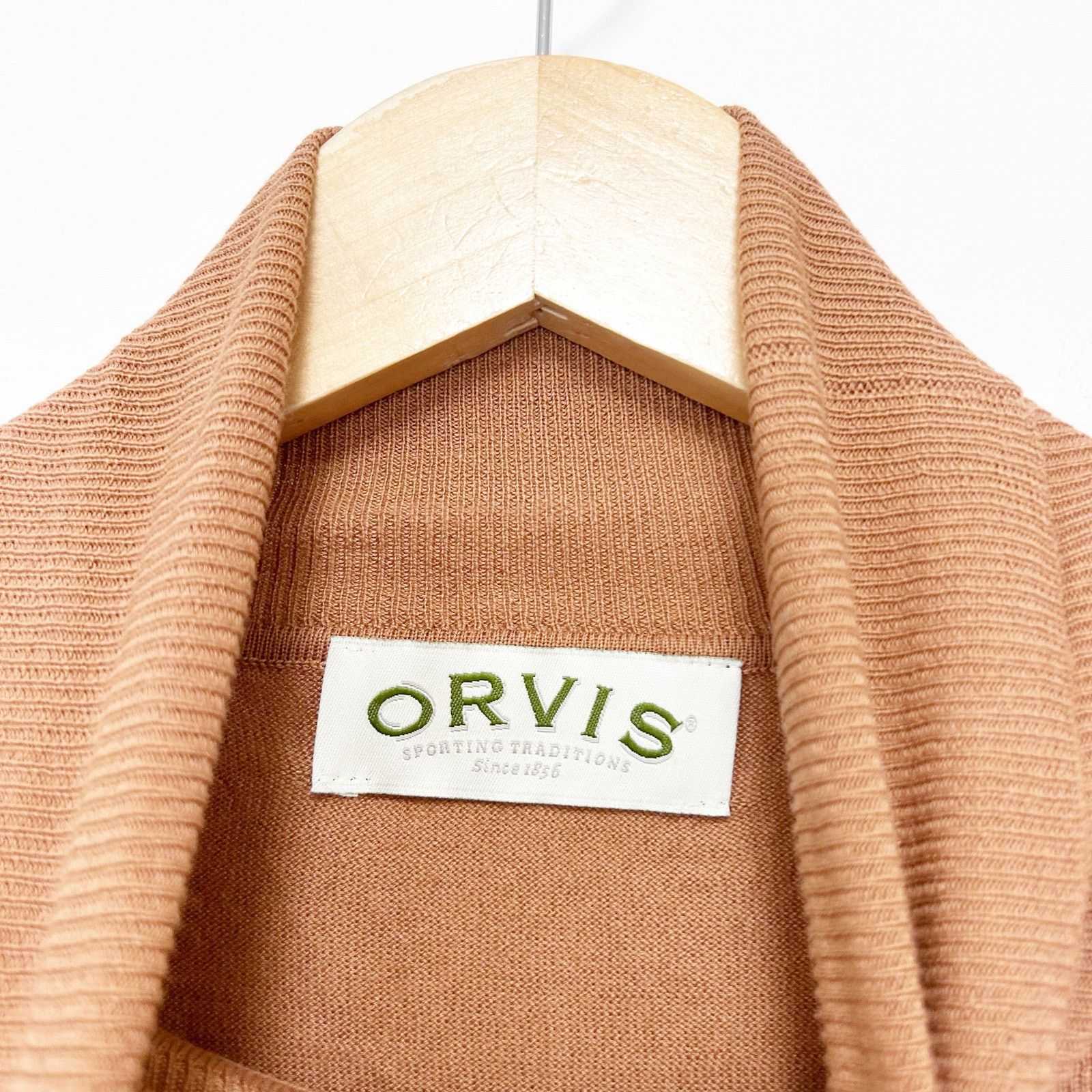 Orvis Orvis Tan Silk Cashmere Turtleneck Sweater Sz XL Size US XL / EU 56 / 4 - 2 Thumbnail