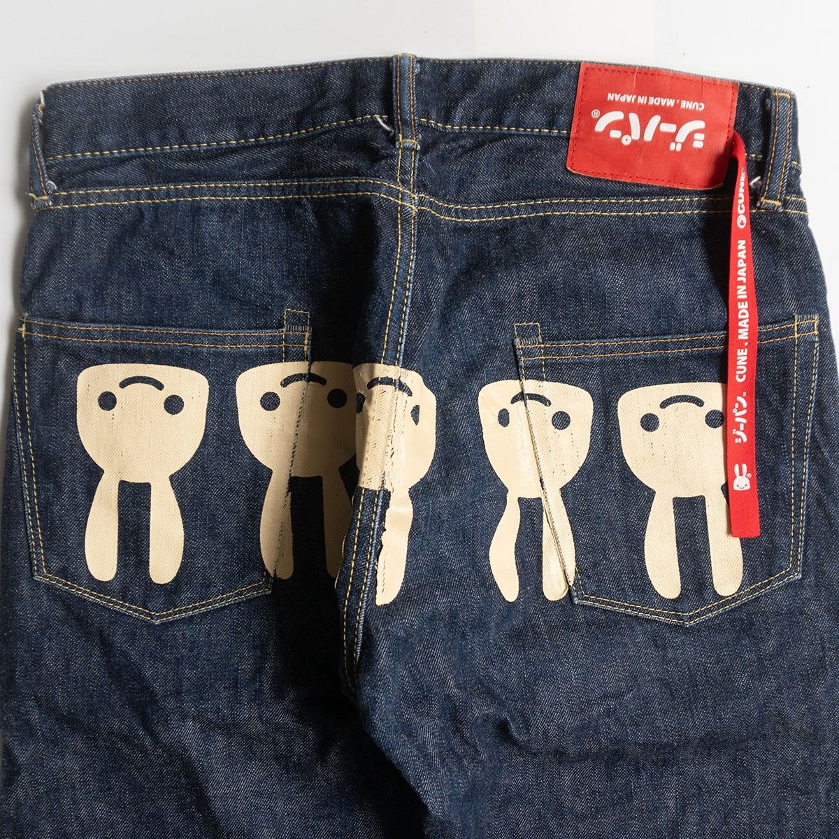 Vintage CUNE Five-rabbit jeans Denim Pants Size 32 Size US 32 / EU 48 - 1 Thumbnail