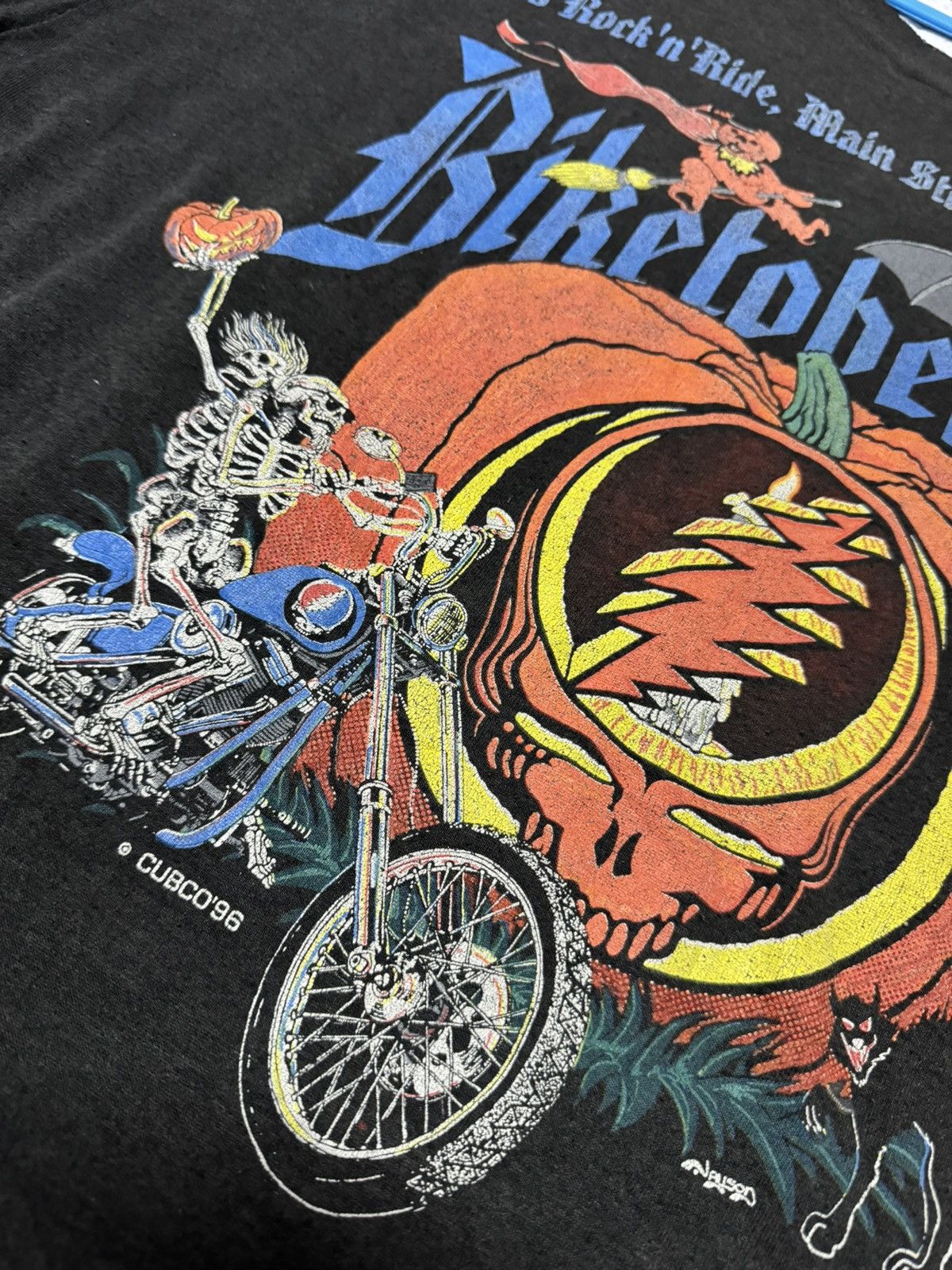 Grateful Dead Vintage Grateful Dead Biketober Fest 96 t shirt Size US L / EU 52-54 / 3 - 2 Thumbnail
