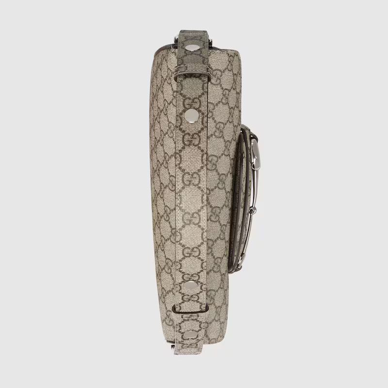 Gucci o1s1wg110225 Size:OS/ Horsebit Mini Shoulder Bag Beige/Brown Size ONE SIZE - 8 Thumbnail