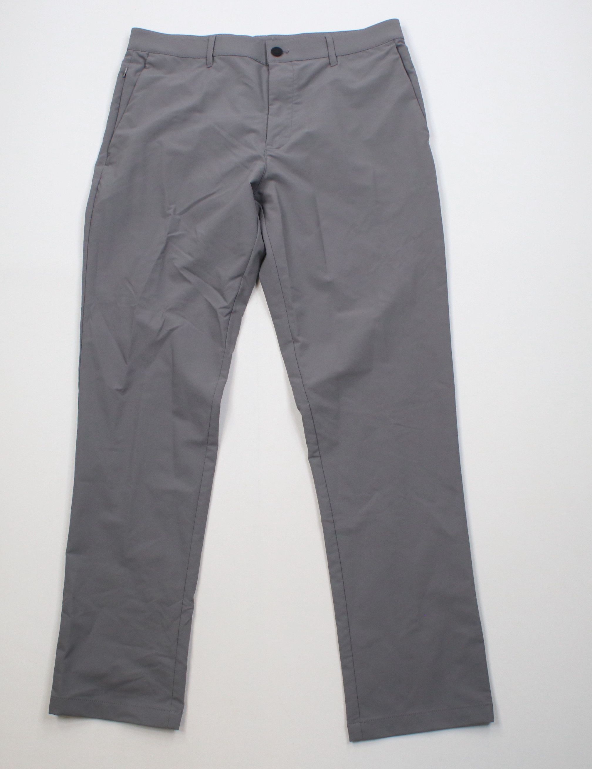 Banana Republic Banana Republic Tech Knit Straight Leg Chino Pants Gray Size US 34 / EU 50 - 1 Thumbnail