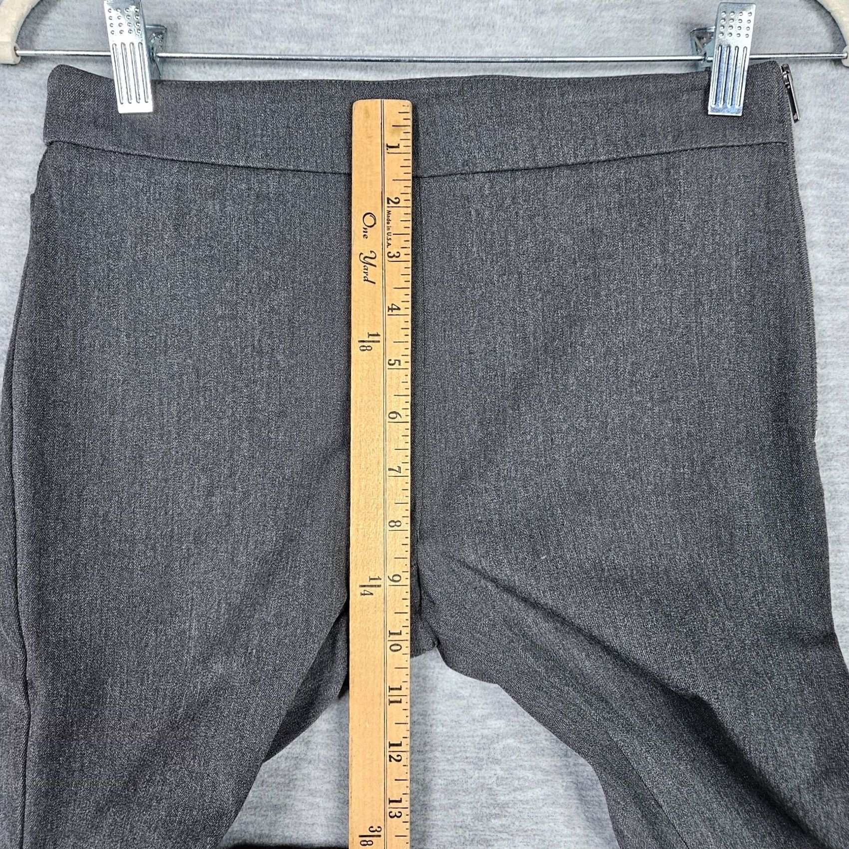 Ann Taylor Ann Taylor Dress Pants Womens 0P Gray Mid Rise Skinny Polyester Viscose Elastane Pants Women Size 25" / US 0 / IT 36 - 7 Thumbnail