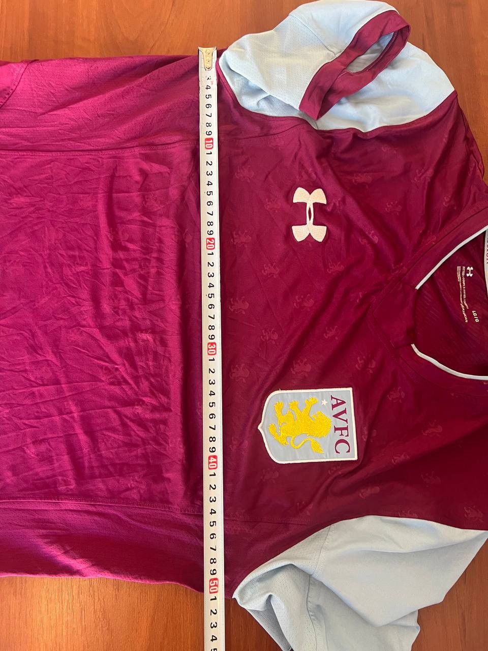 Under Armour 2017/18 ASTON VILLA HOME SOCCER JERSEY FOOTBALL SHIRT SIZE L Size US L / EU 52-54 / 3 - 12 Thumbnail