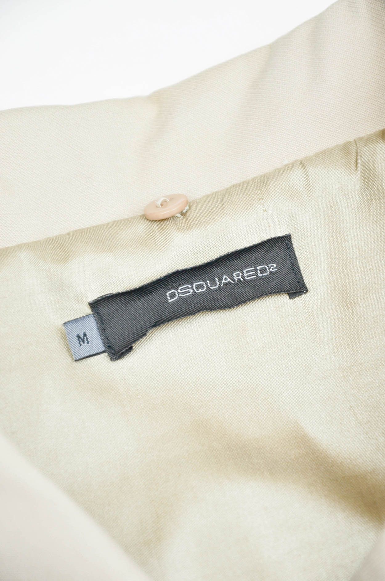 Dsquared2 DSQUARED2 Beige Safari Field Jacket – M Size US M / EU 48-50 / 2 - 11 Thumbnail